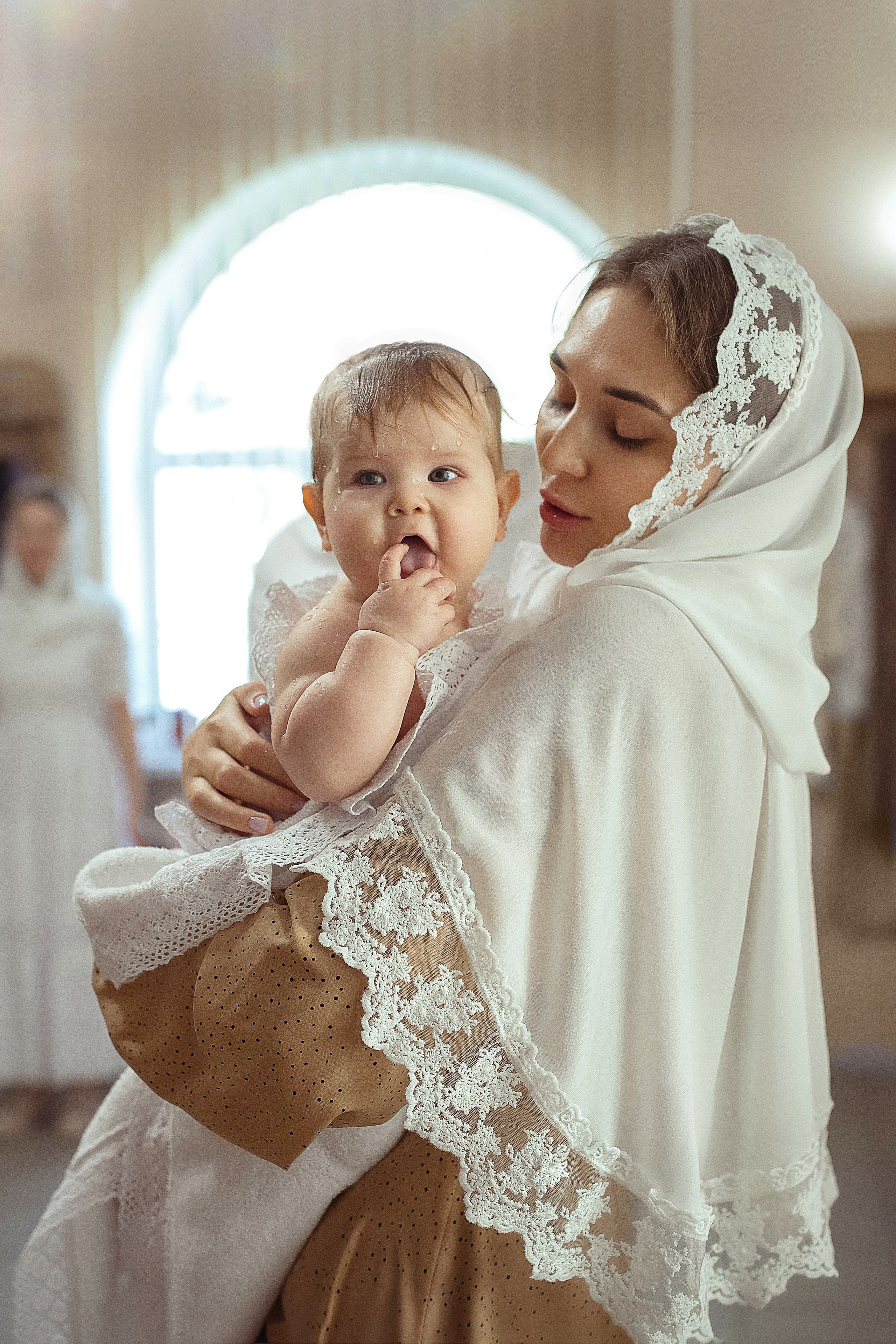 Крещение Полины Храм Андрея Первозванного. Фотограф на крещение и венчание