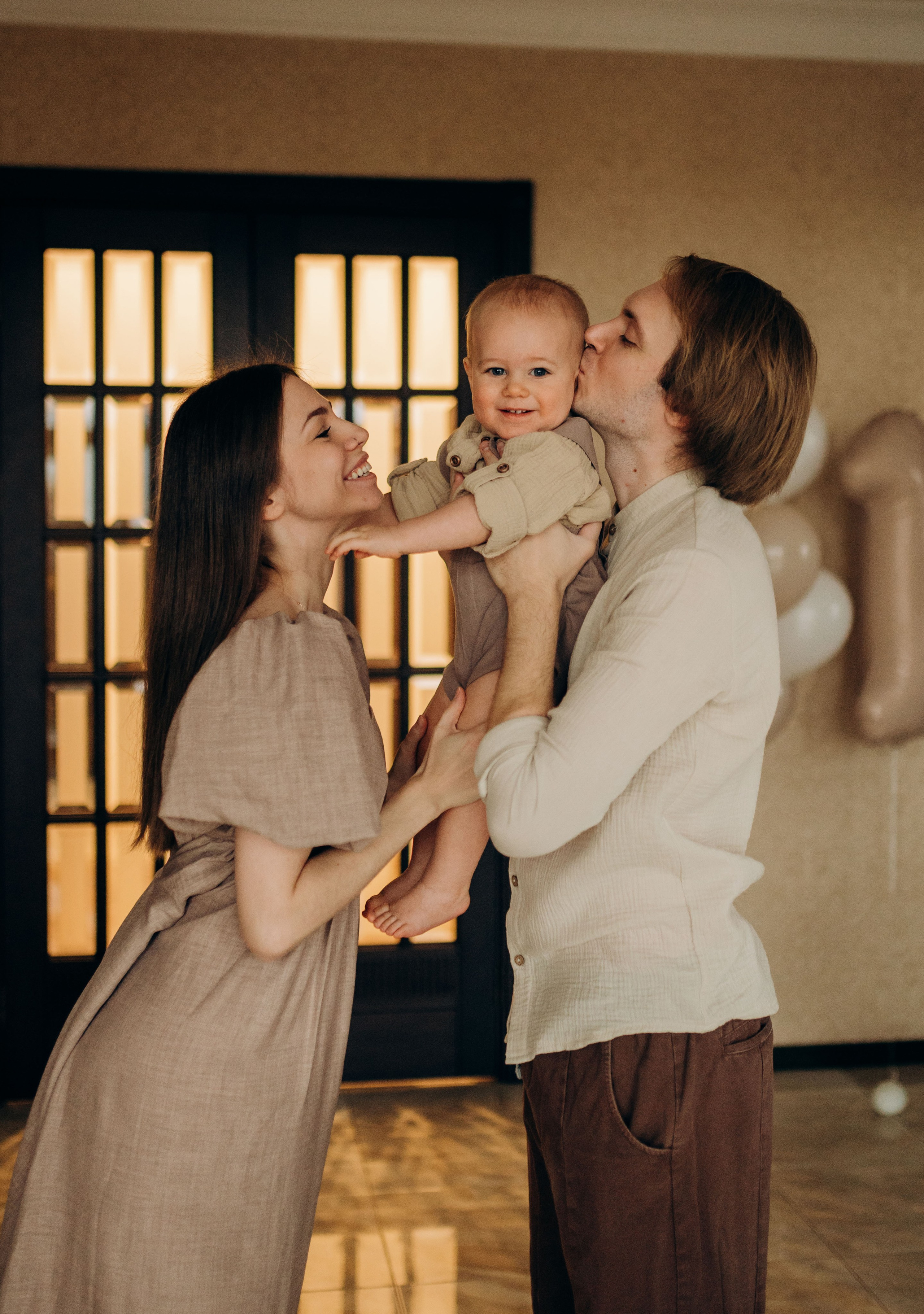 Домашняя фотосессия на годик. Семейный фотограф в Домодедово и Москве Елена Пичугина