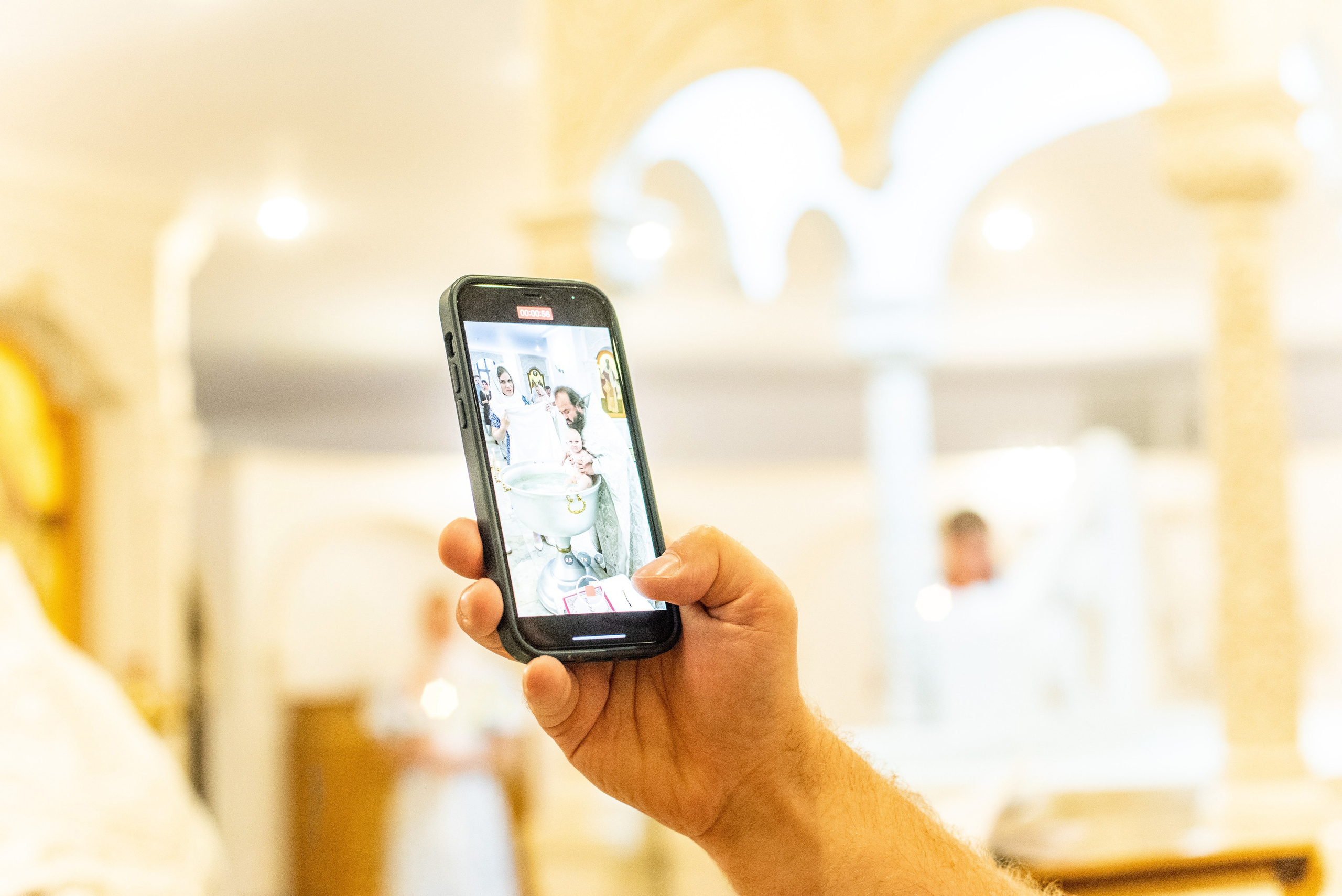 Крещении Ксении. Фотограф Юлия Попова