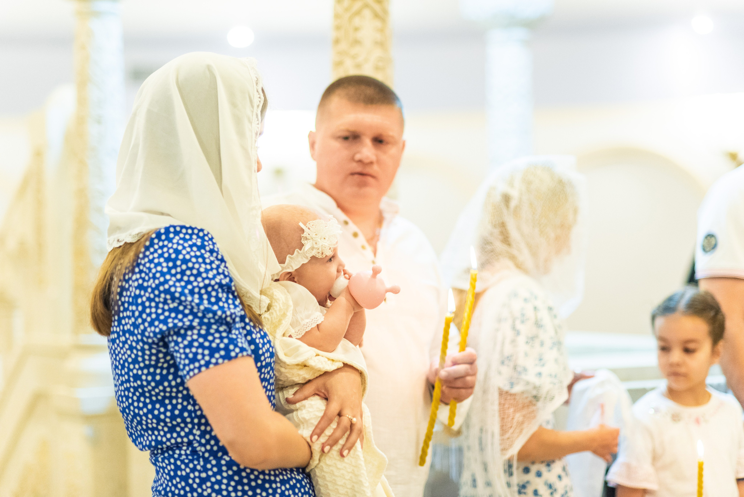 Крещении Ксении. Фотограф Юлия Попова