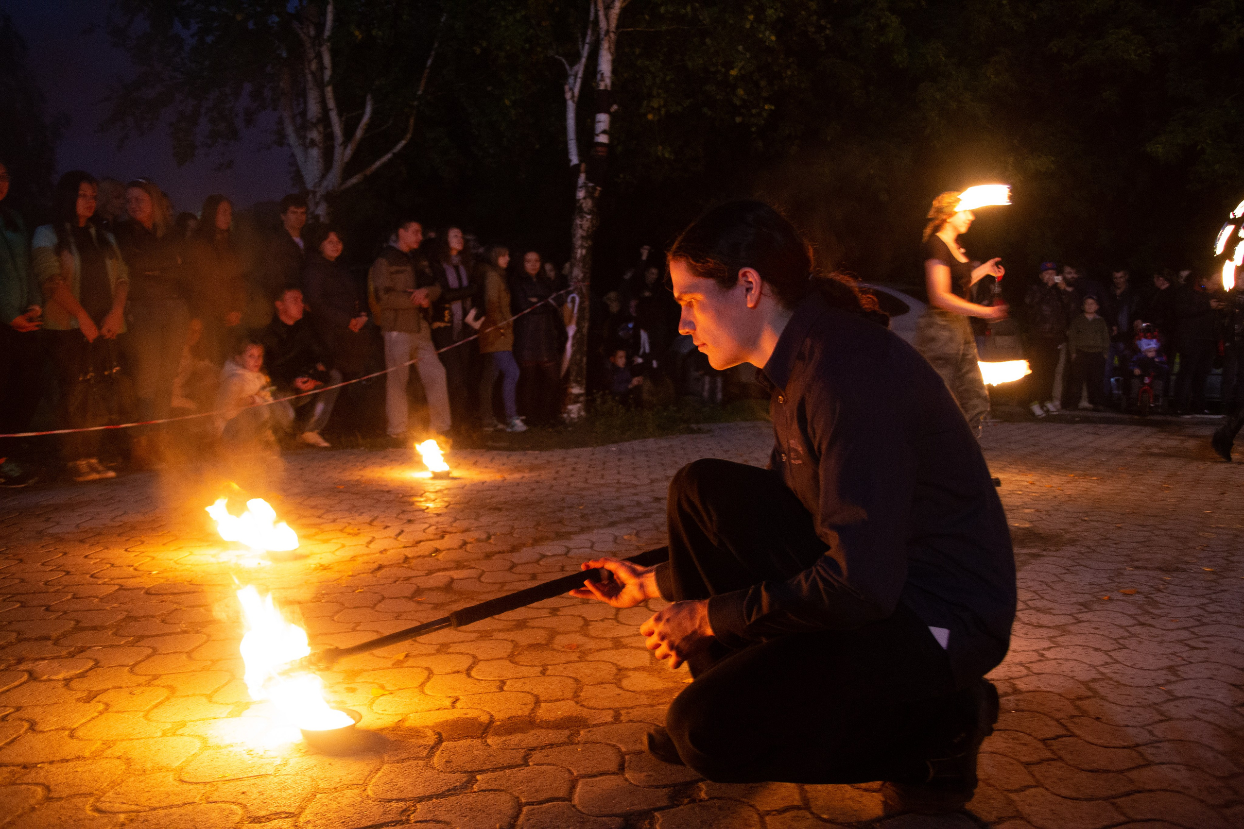 Огненное шоу в Перми. Фотограф Никита Попов. Фотограф Пермь. Фотосессия в фотостудии Перми и на свежем воздухе