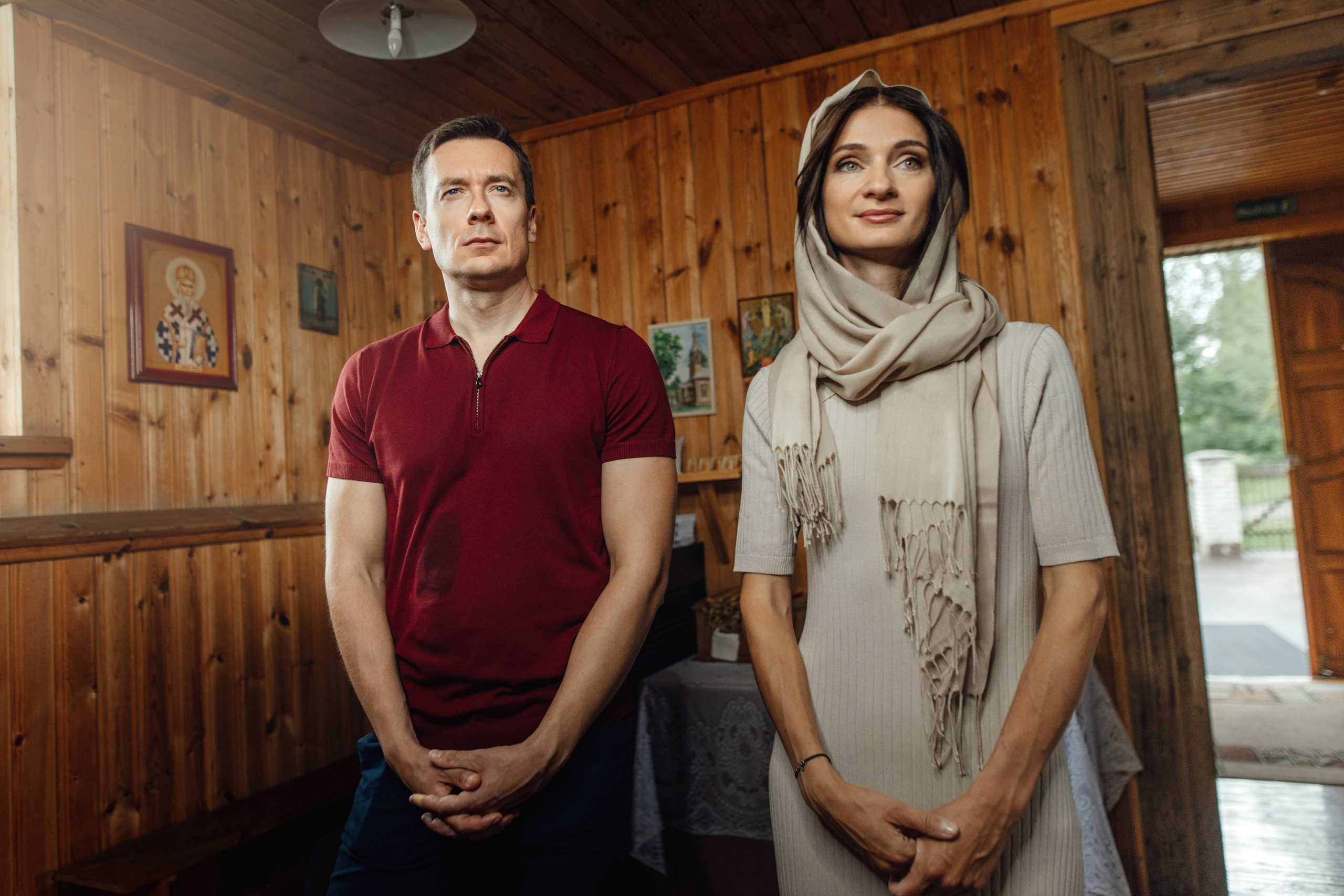 Крещение Тимофея, д. Киевец, храм Святой Троицы, август 2025