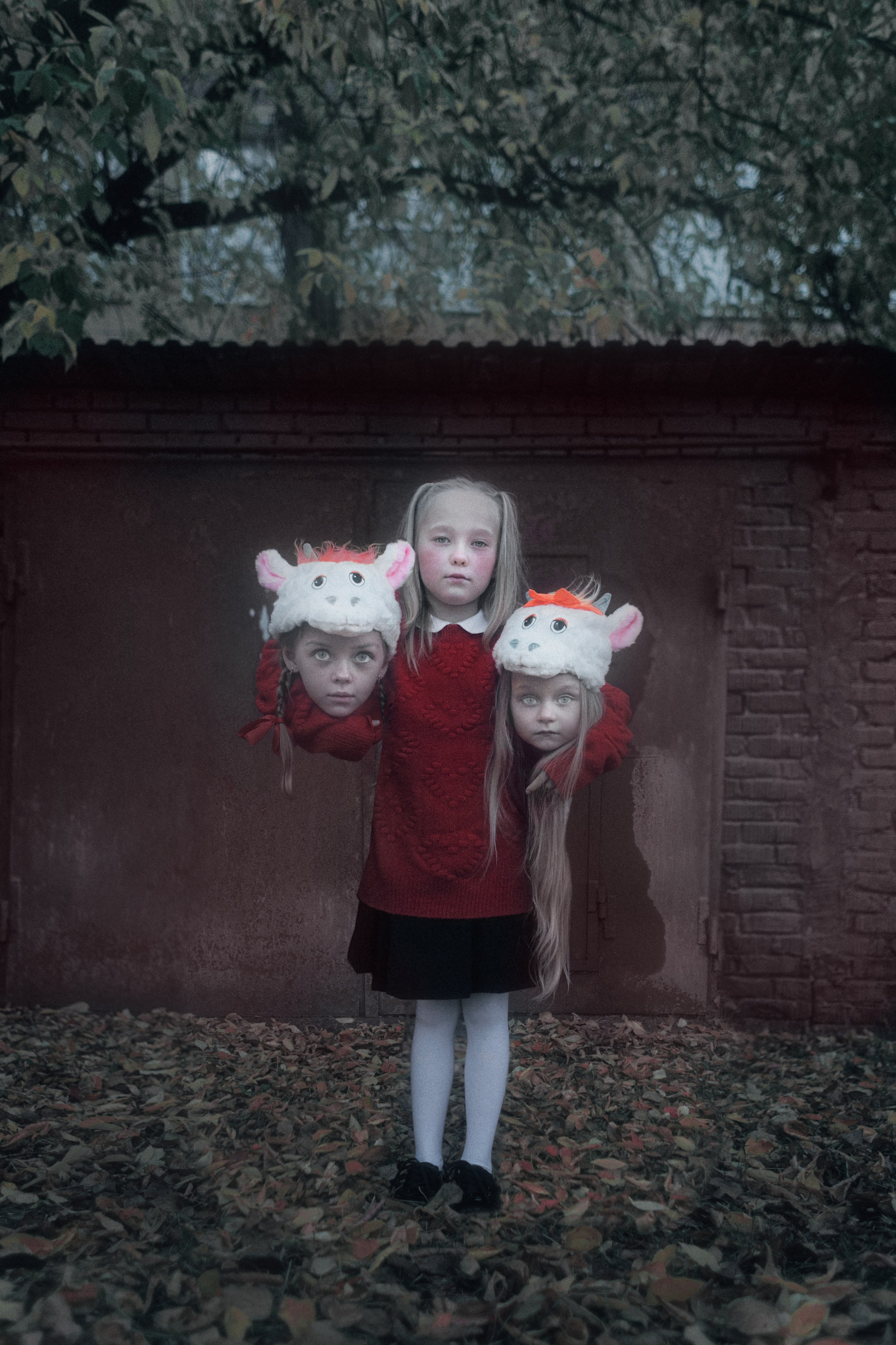 Русский хеллоуин, детский арт, детская фотосессия