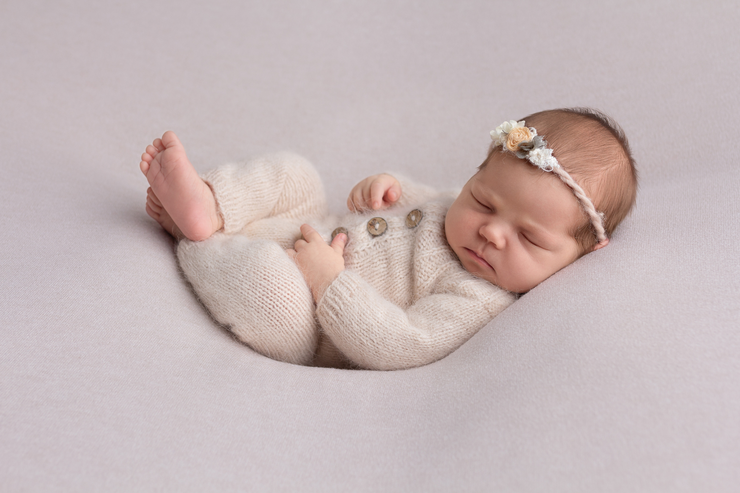 Анютка 13 дней (пакет стандарт). Фотограф новорожденных в Барнауле Русакова Анастасия