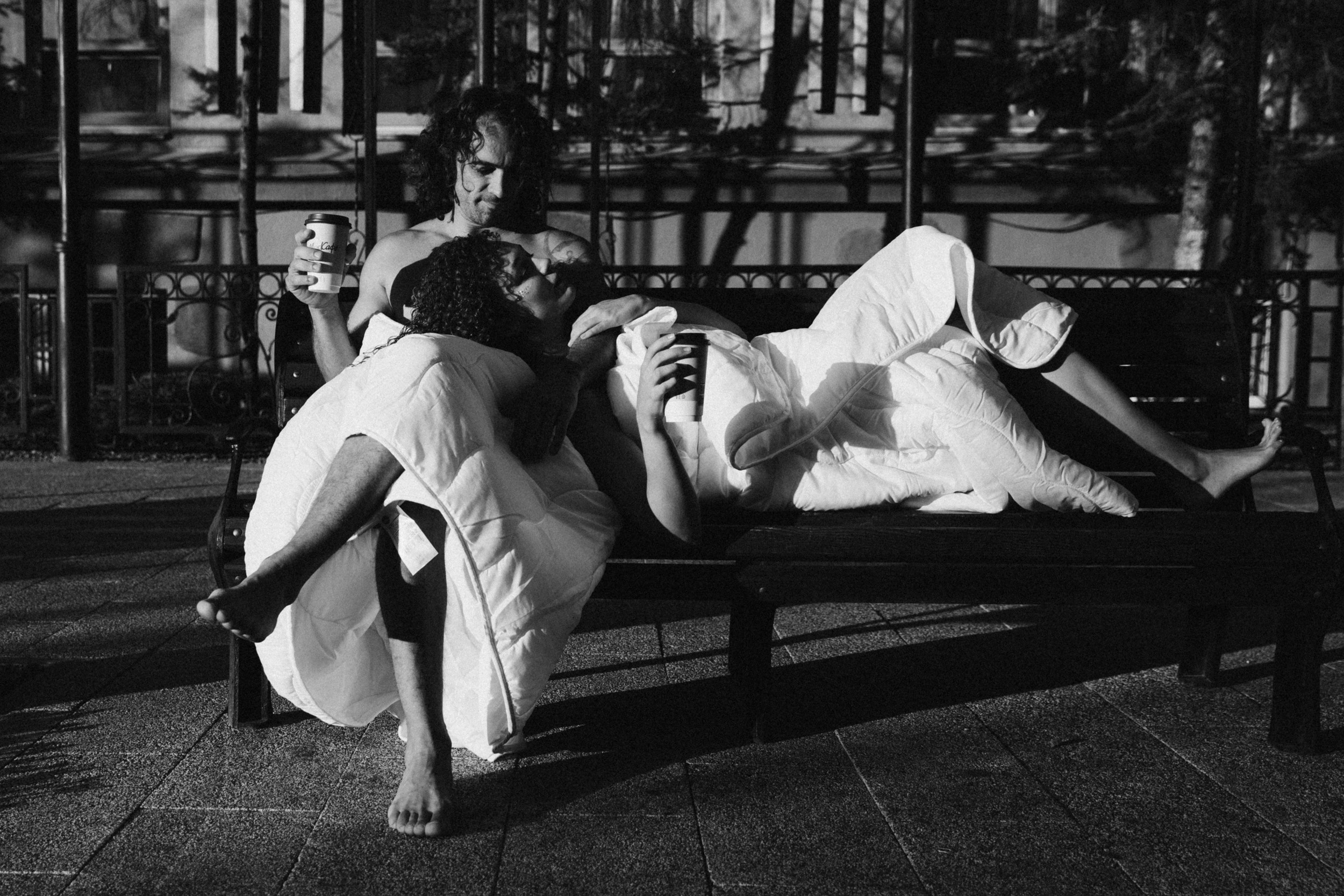 Lovestory in blankets. Фотограф Максим Маркелов