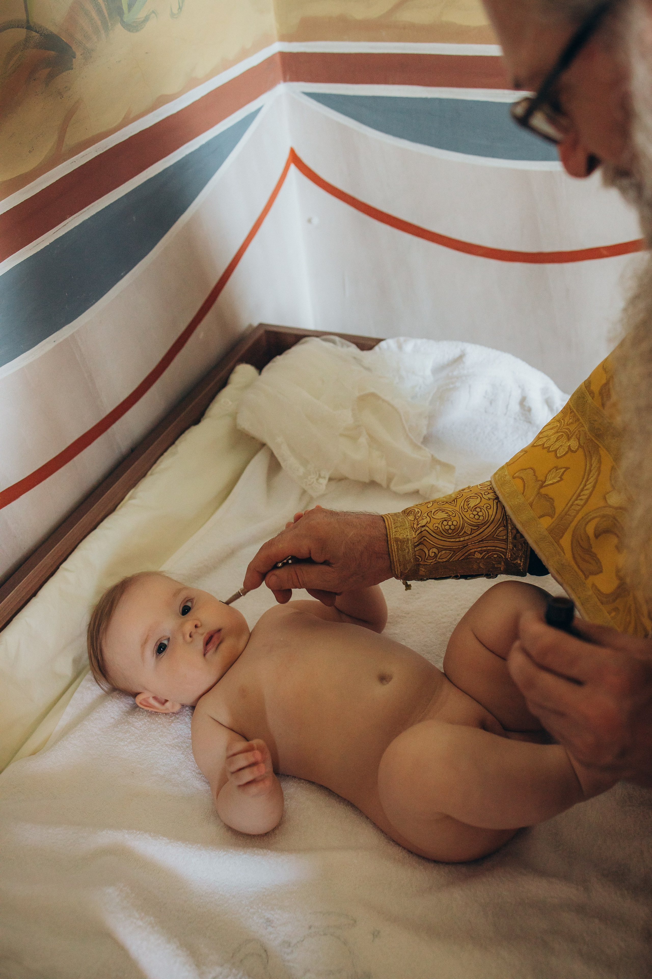 Таинство Крещения Деи в церкви Троицы Живоначальной в Карабанове. Детский и семейный фотограф в Пушкино, Мытищи, Москва Сергеева Светлана