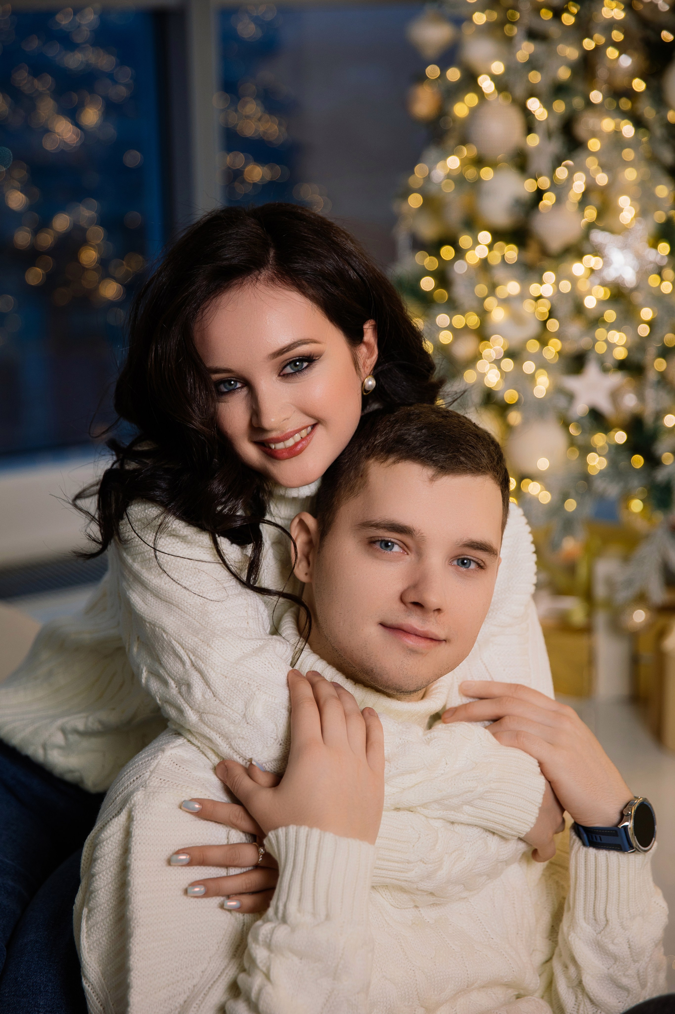 Новогодняя Love-story фотостудия Art Palace. Семейный фотограф Толстикова Кристина
