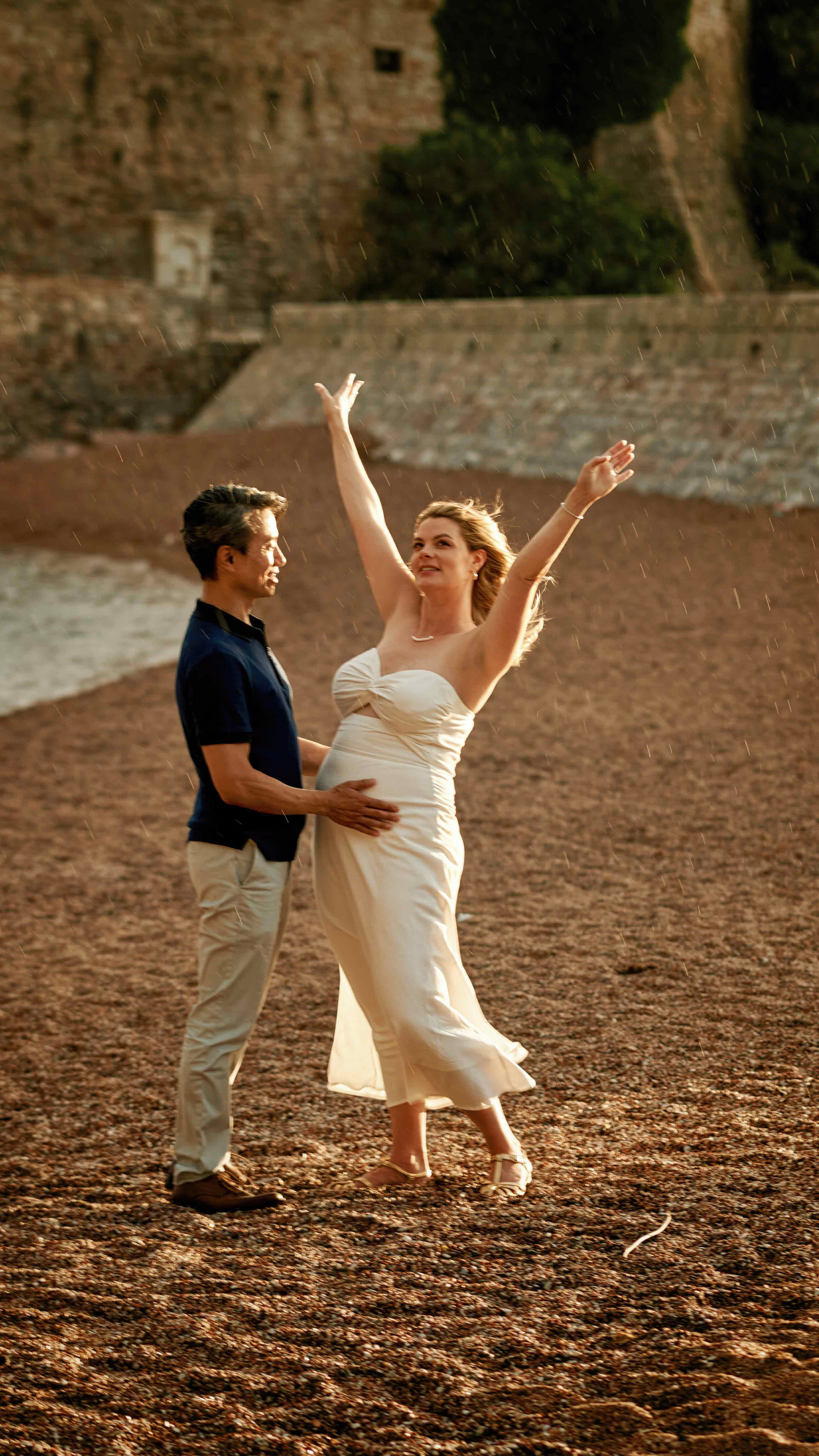 Pregnancy Photoshoot in Montenegro | Sveti Stefan Maternity Session