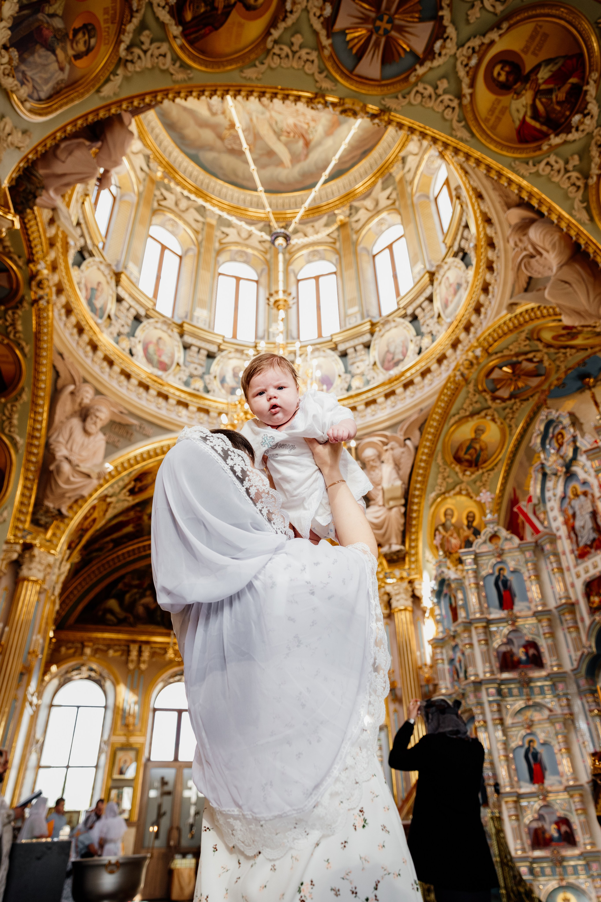 Крещение Ивана. Семейный фотограф документалист в Пензе Лопатинская Татья