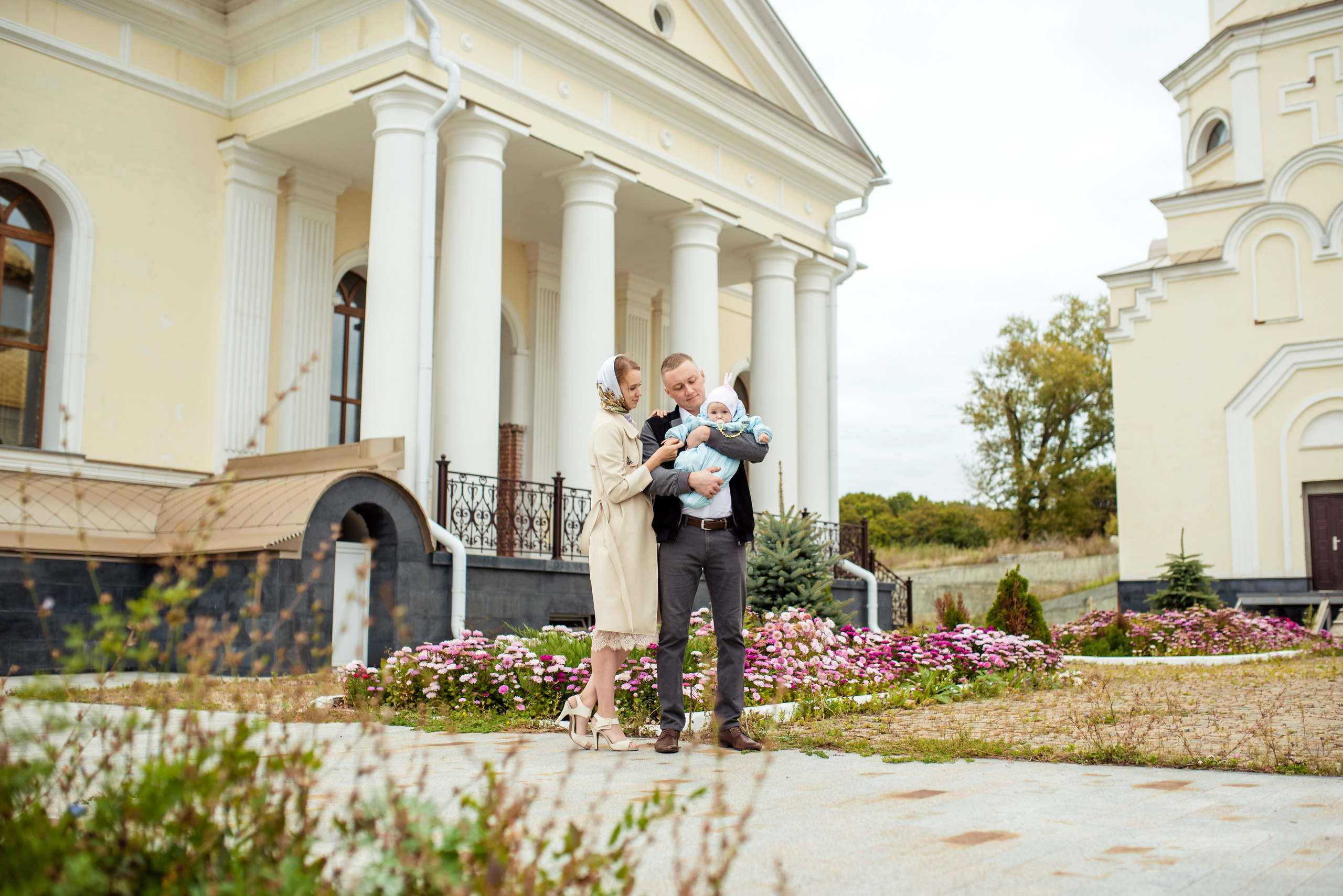 Крещение Насти. Церковь иконы Божией Матери. Большая Валяевка. Свадебный и семейный Фотограф в Пензе Татьяна Лапоногова