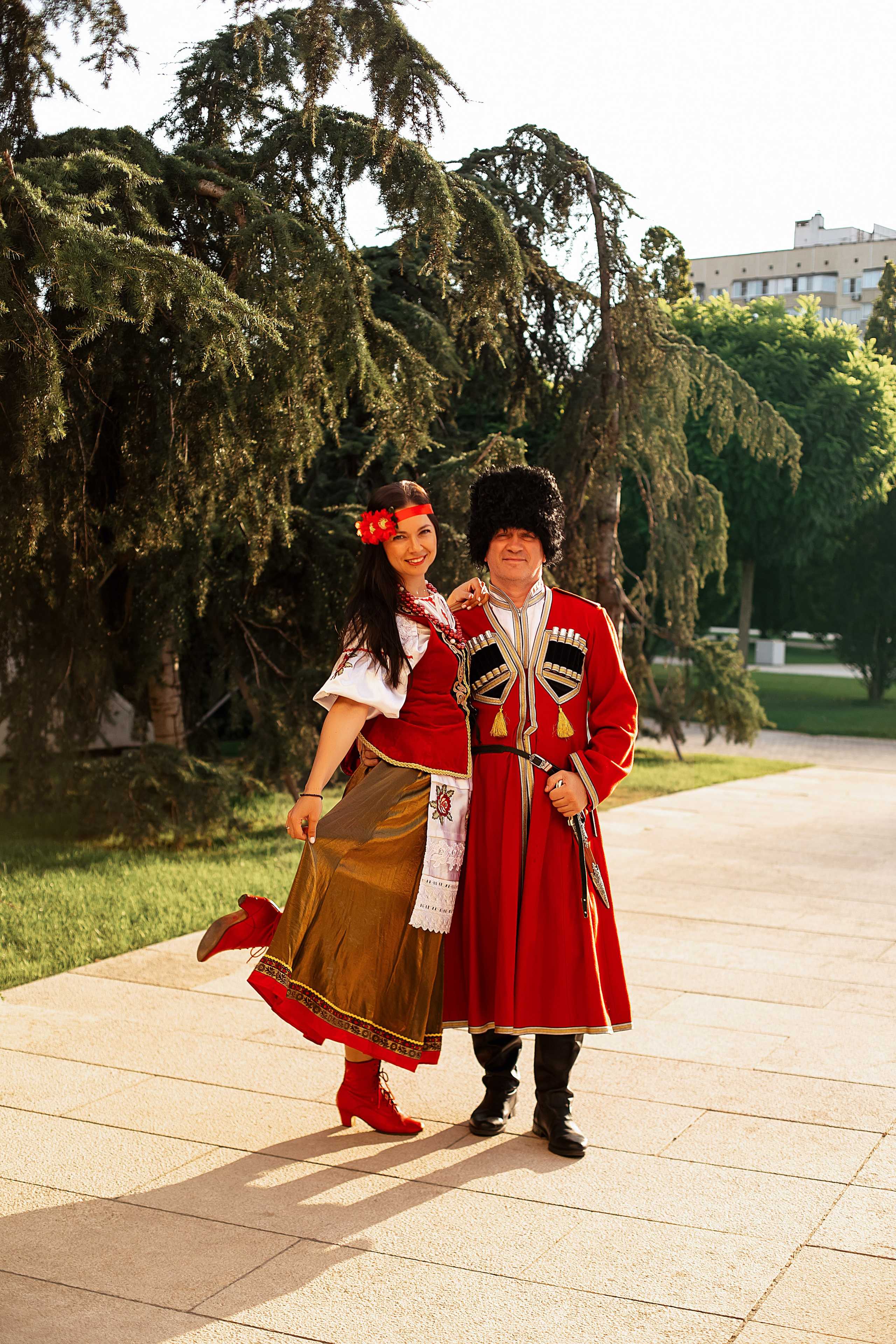 Фотосессия в Кубанских национальных костюмах. Https://malovafoto.ru