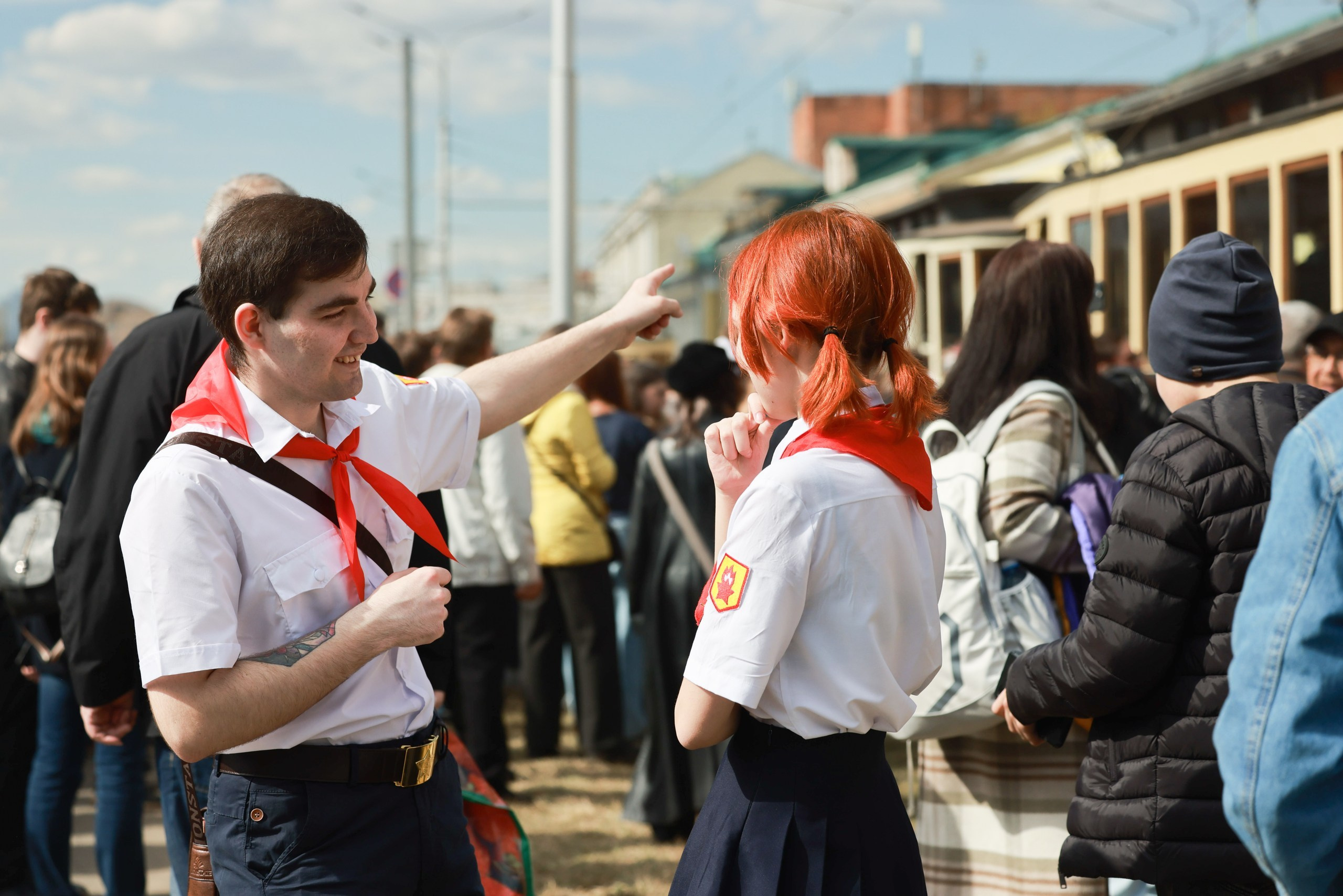 Парад трамваев. Репортажный, архитектурный, театральный и файн-арт фотограф Лена Мельникова в Москве