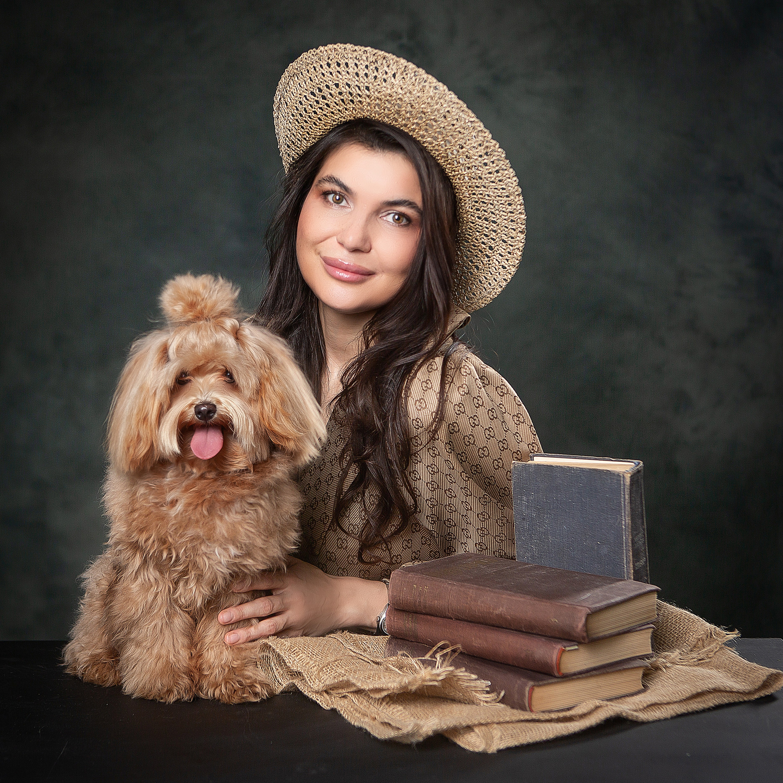 Дама с собачкой. Фотограф Мария Кольцова