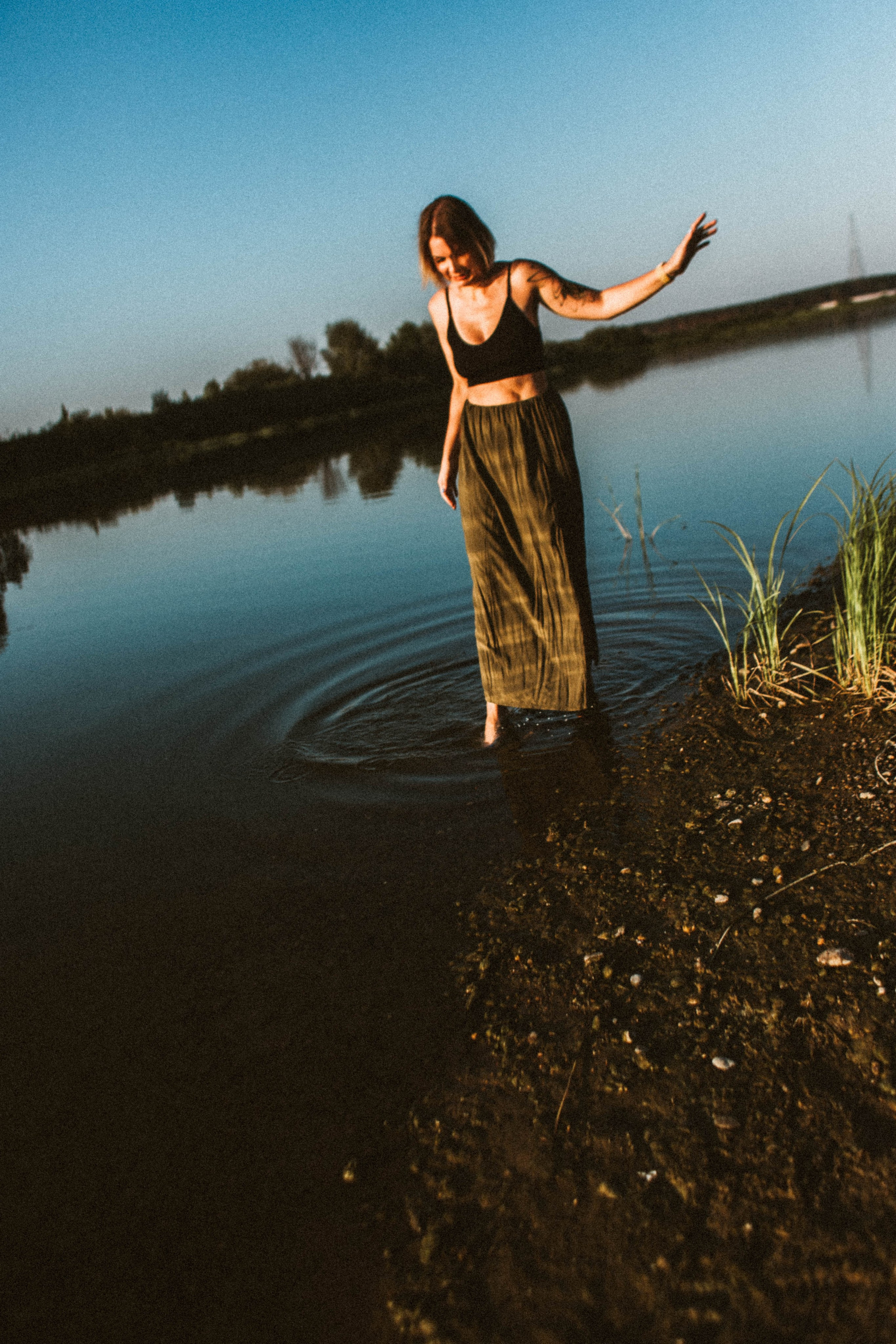 Ирина. Закат на реке. Фотограф в Нижнем Новгороде
