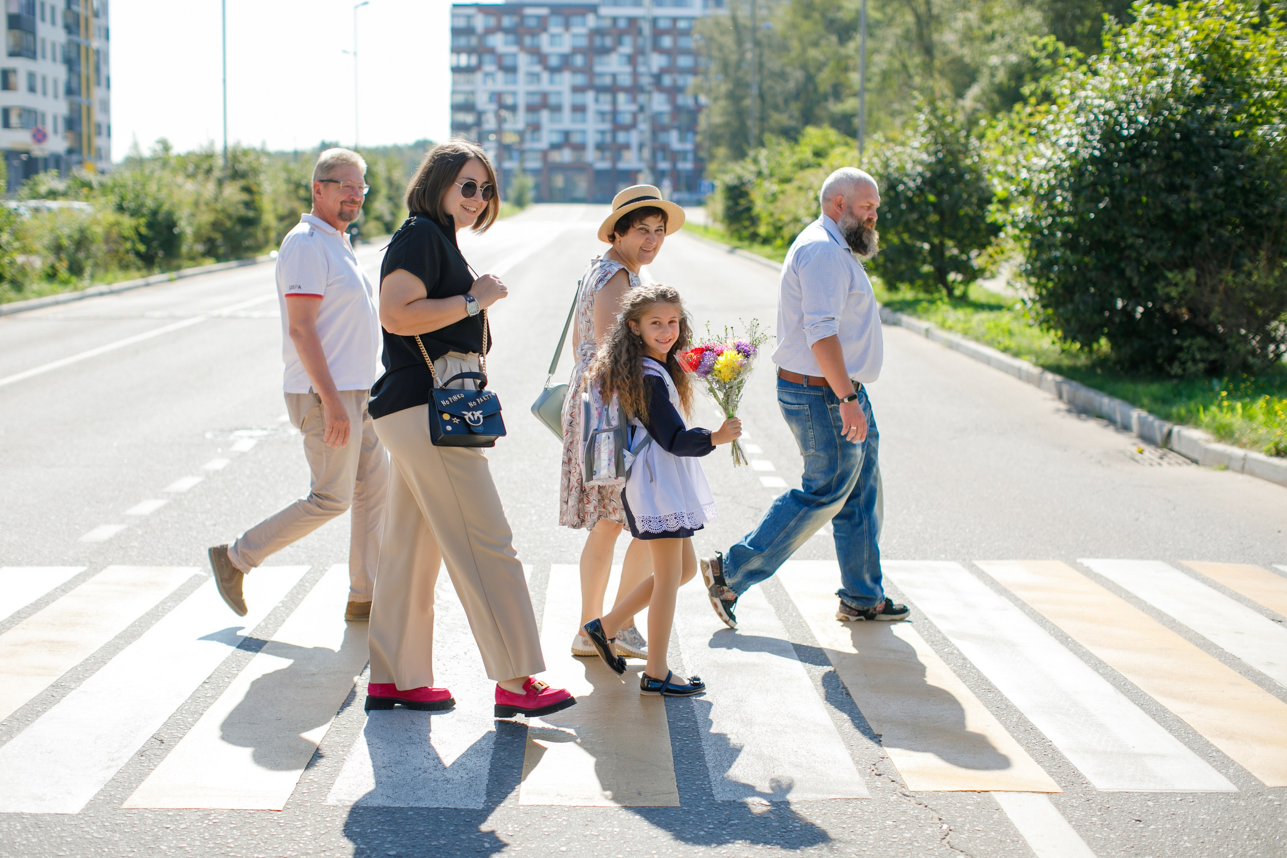 Первоклашка. Как Нюсю в школу провожали. Школьные альбомы, Семейные съемки, Портреты, Фотограф Елена Кузнецова