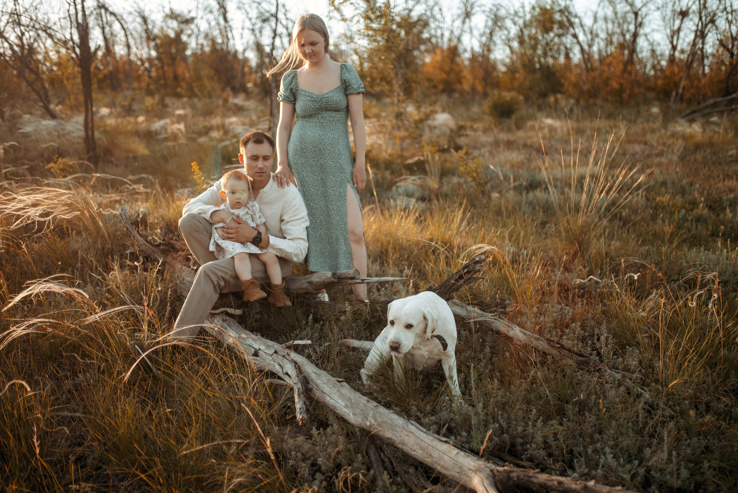 Трое в поле, не считая собаки. Семейный документальный фотограф в Волгограде Мариэта Додина