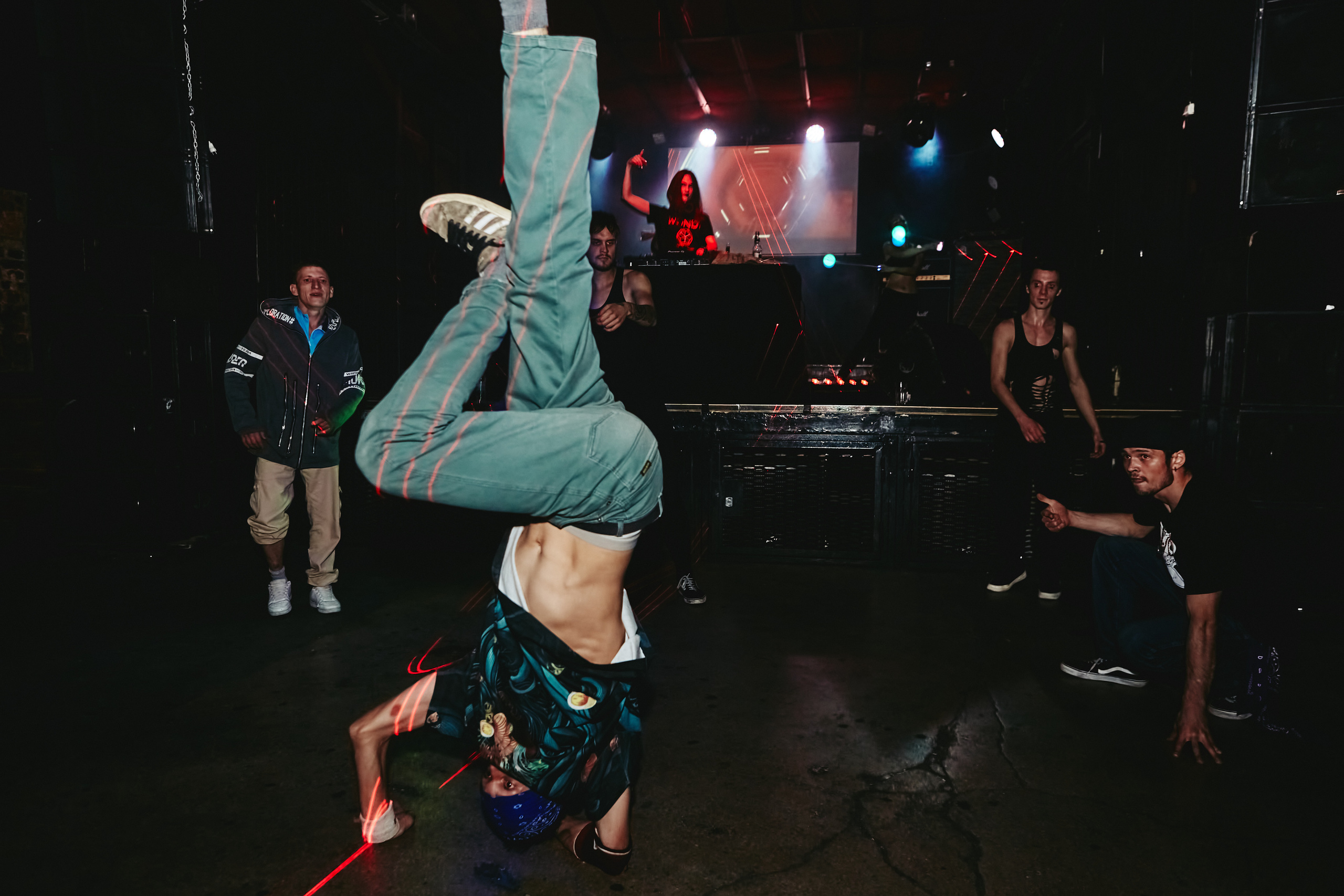 Клубная съёмка. Visual artist Konstantin KoT