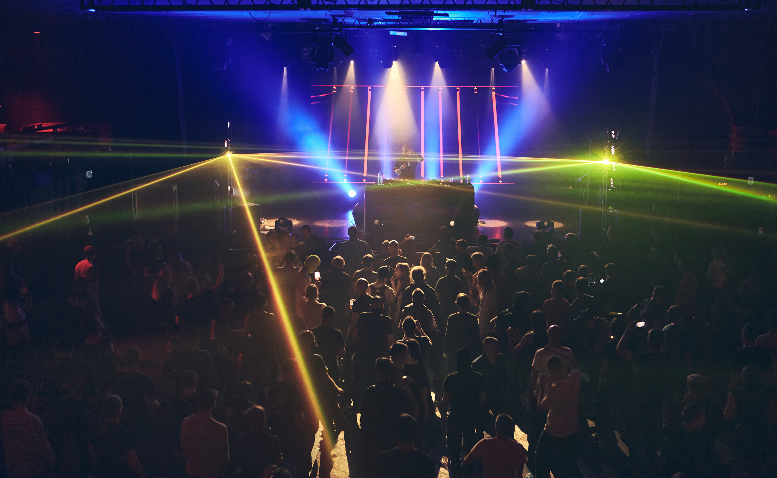 Клубная съёмка. Visual artist Konstantin KoT