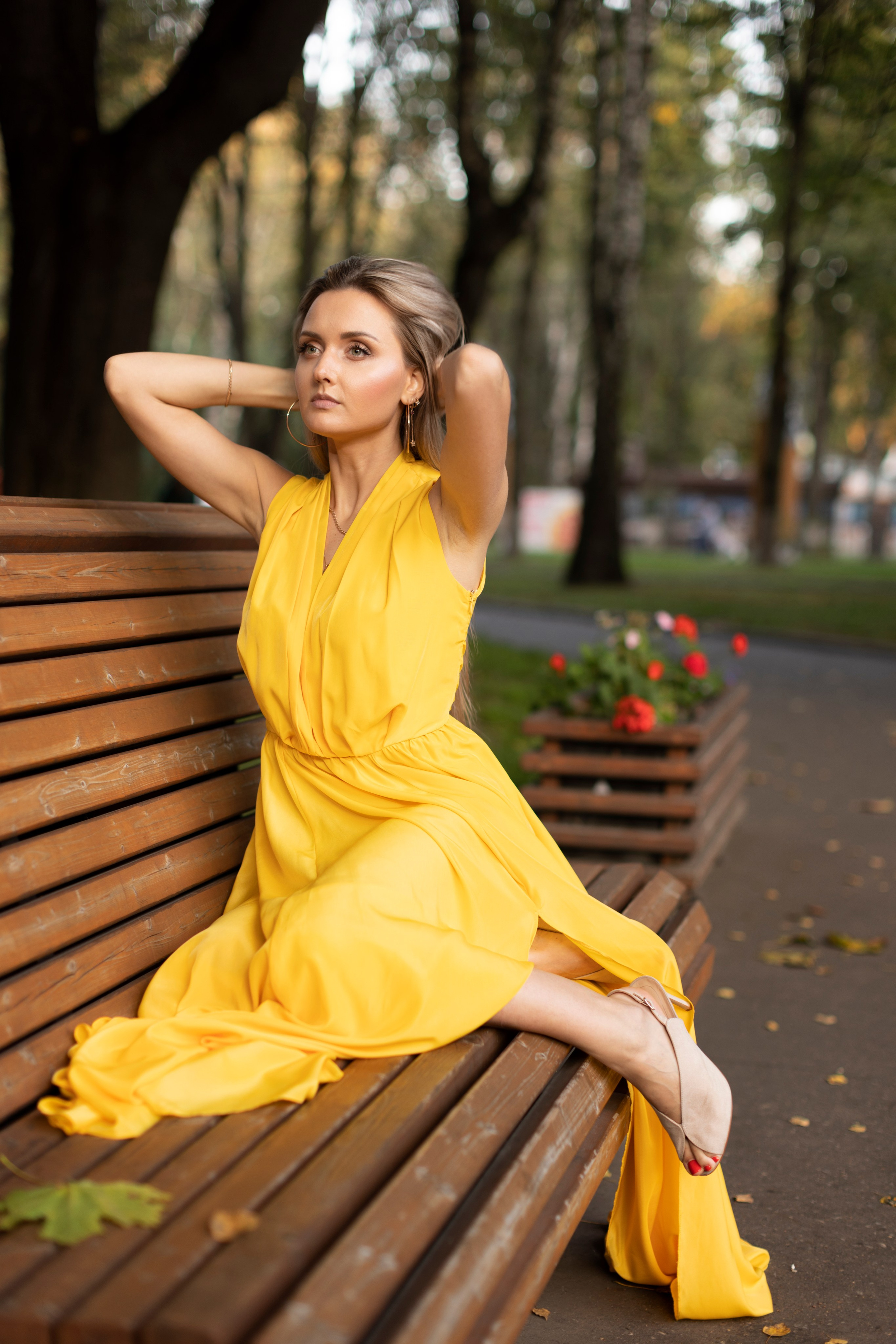 Оля и летний день, фотосессия девшки в центральном парке культуры и отдыха, г. Тула. Фотограф в Туле — Борисов Николай