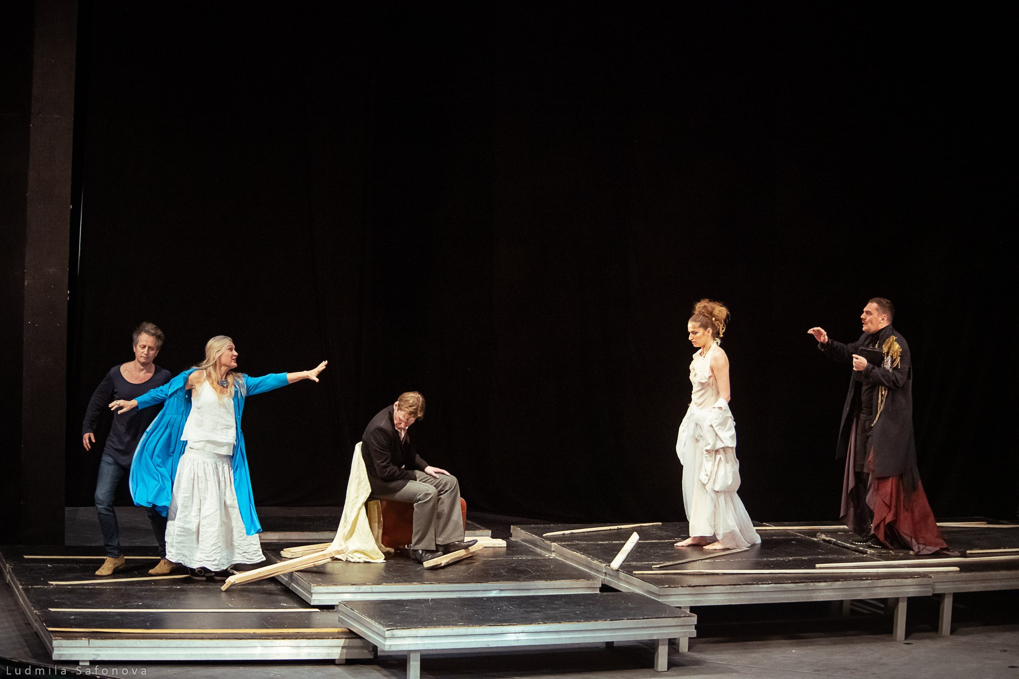 Театр Эрмитаж. Репетиция спектакля «Гамлет. Путь к отцу». Режиссёр Михаил Левитин. Lucytheatre