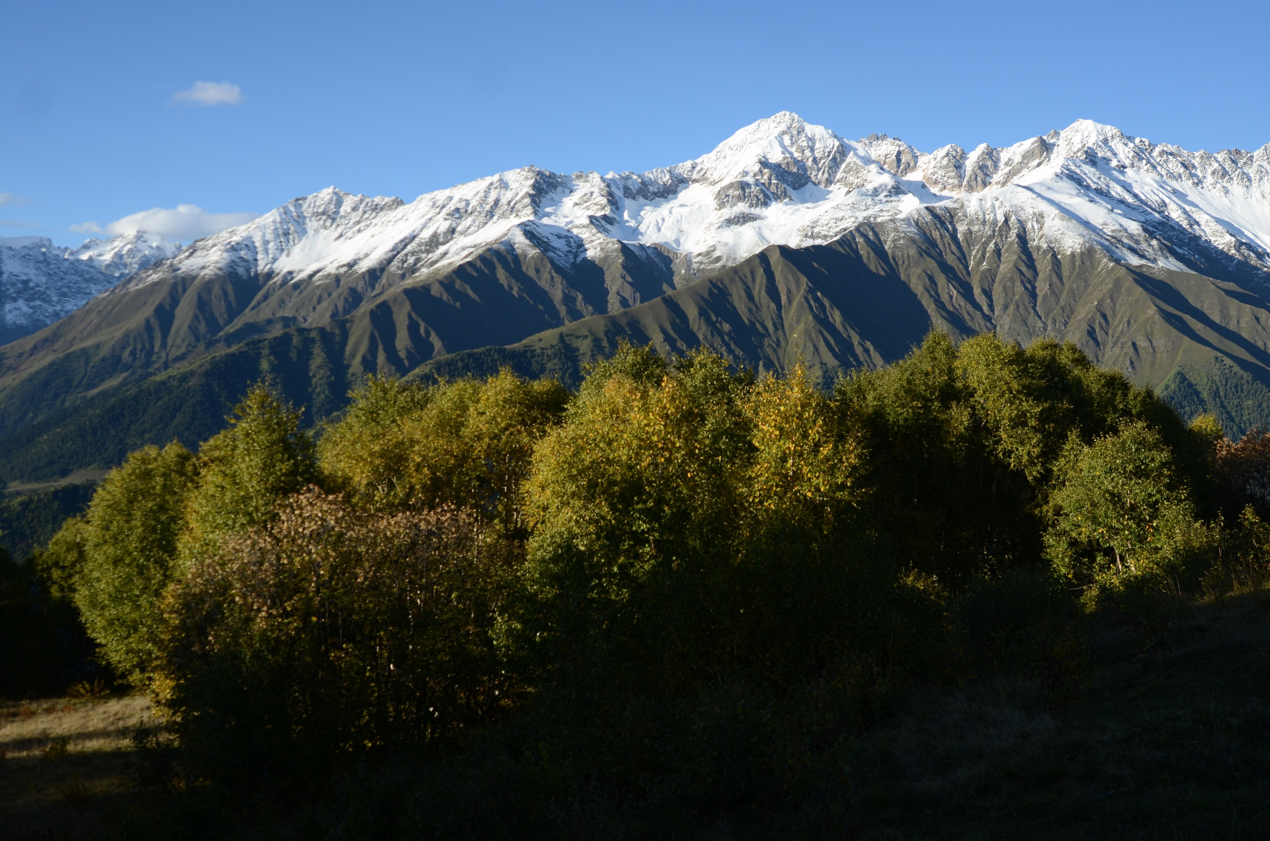 Mazeri — Zuruldi ridge — Tsvirmi. Улицы Мира