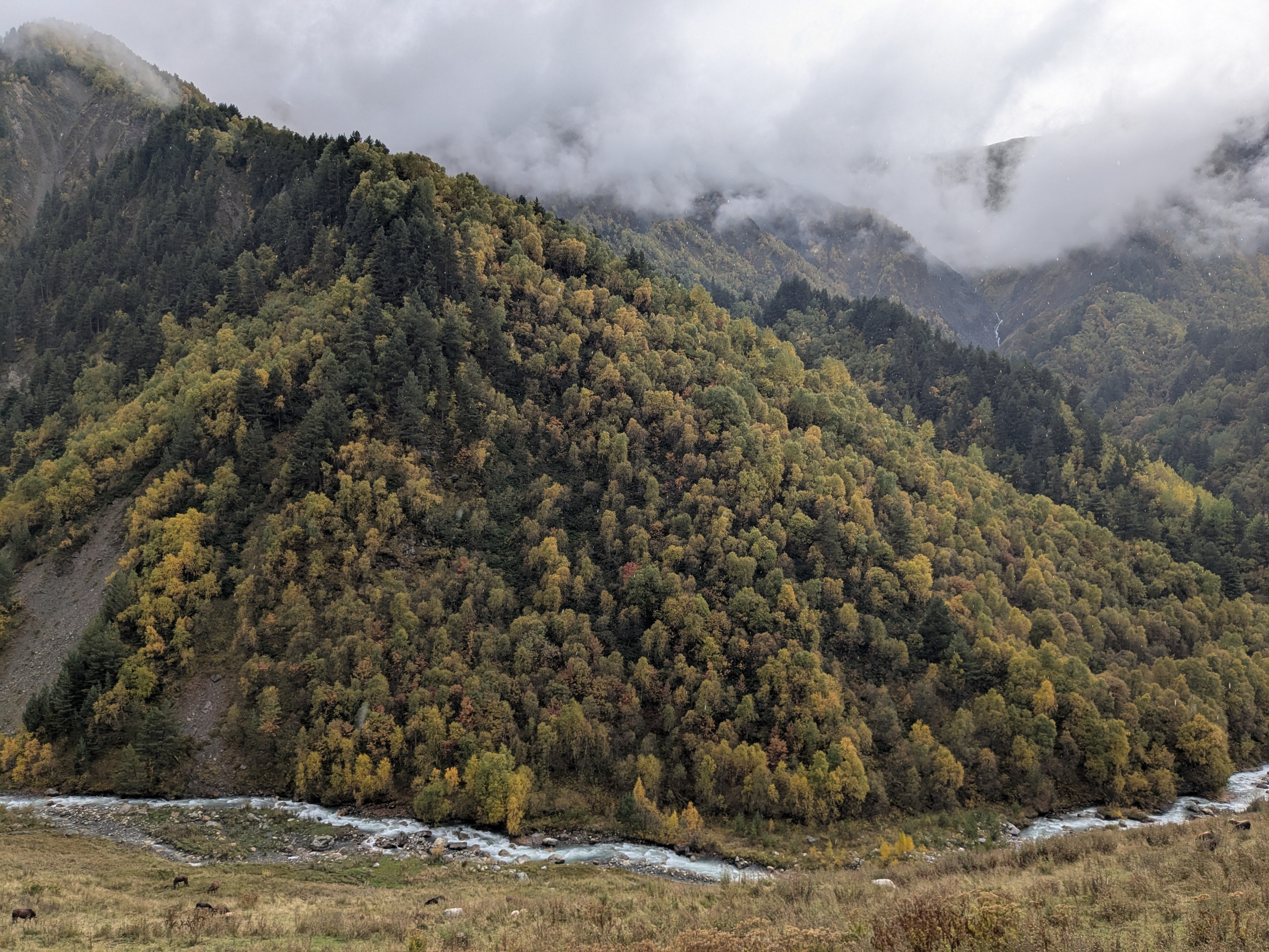 Tsvirmi — Adishi. Улицы Мира