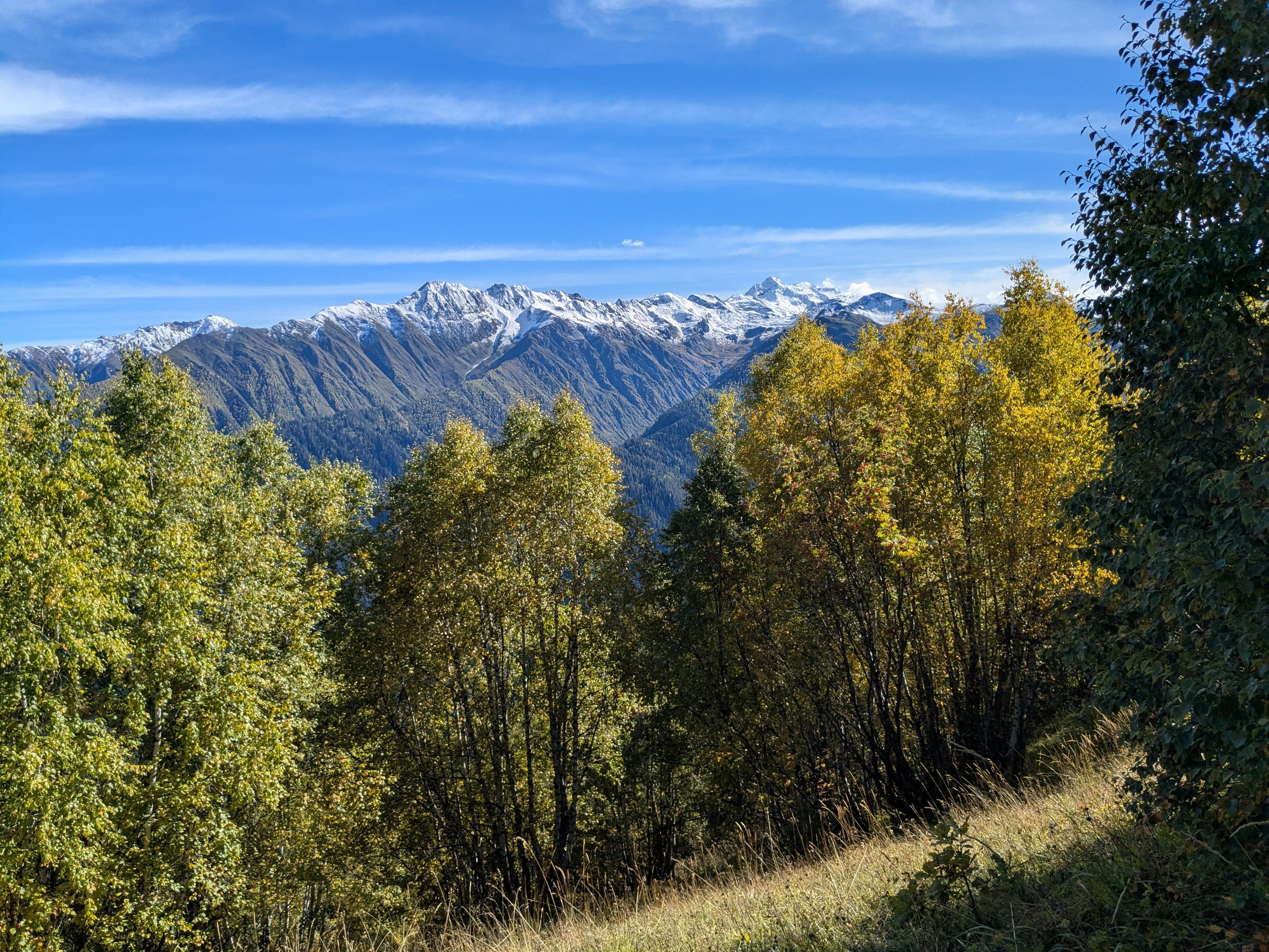 Mazeri — Zuruldi ridge — Tsvirmi. Улицы Мира