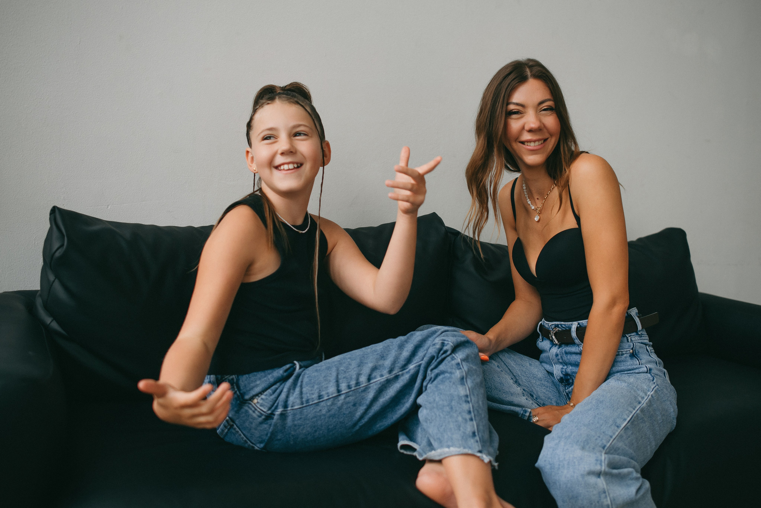 Семейная фотосессия в студии. Семейный и детский фотограф в Обнинске, Калуге, Москве