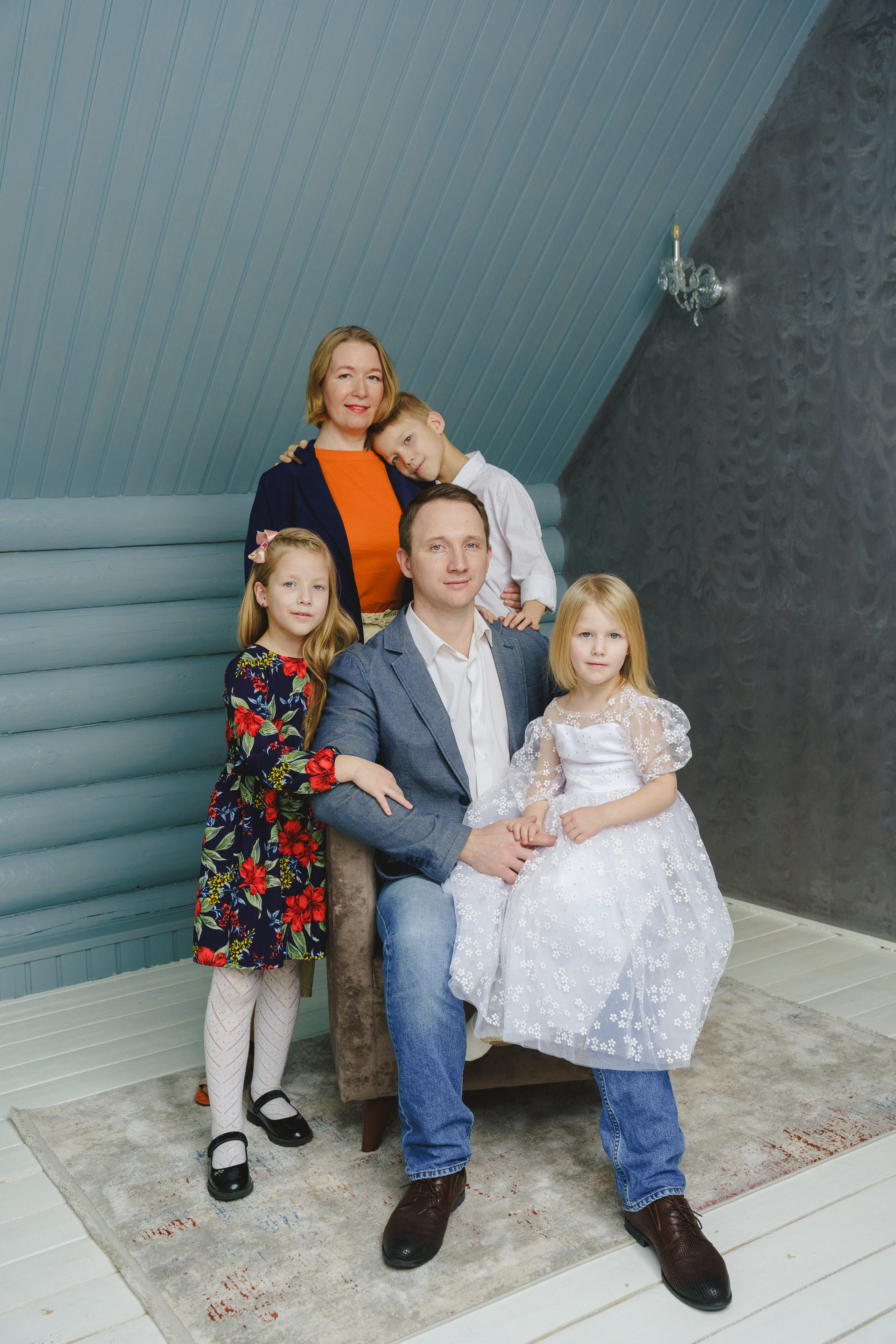 Фотосессия большой Семьи. Фотограф в детский сад в Екатеринбурге, выпускные альбомы Юлия Умерова