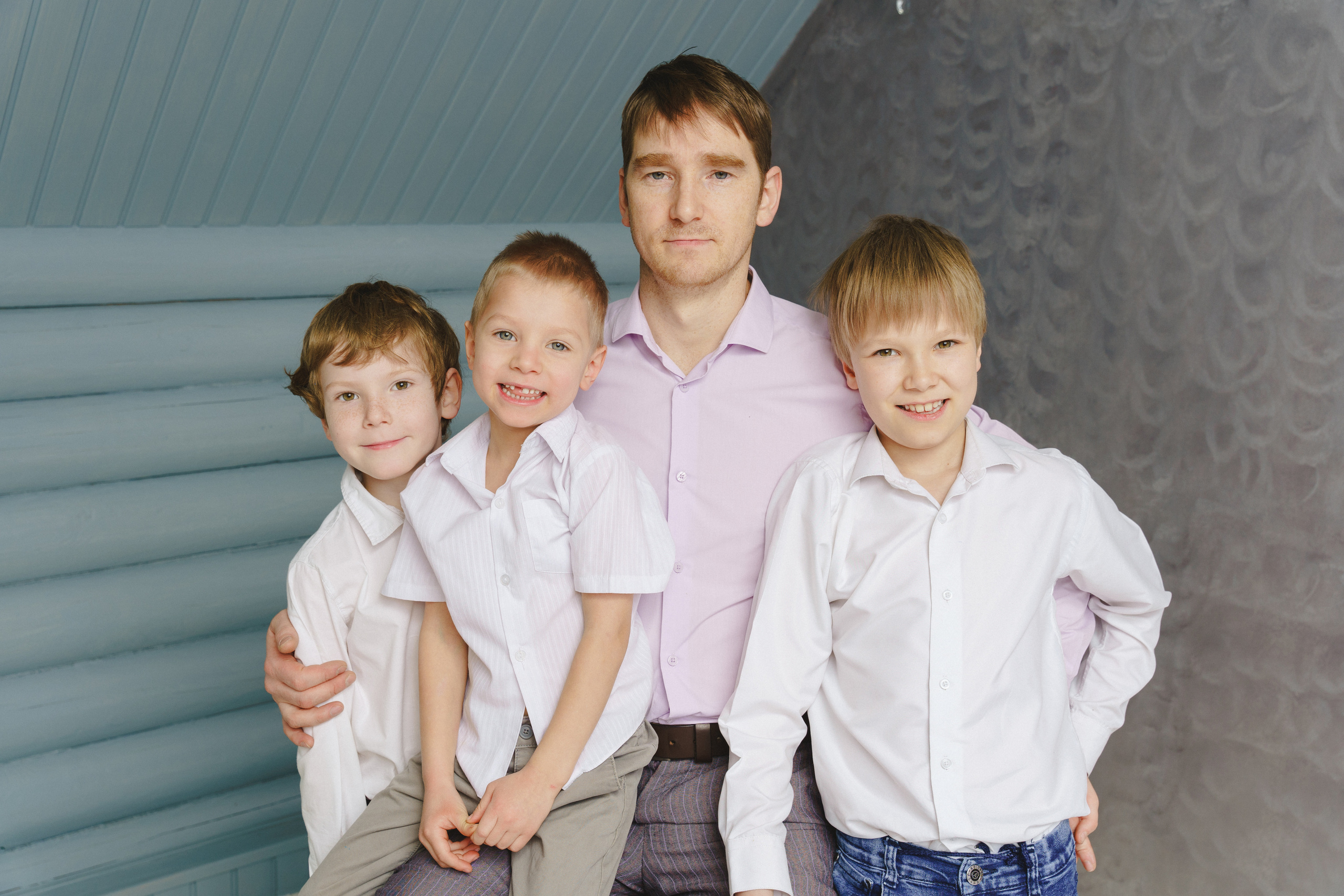 Фотосессия большой Семьи. Фотограф в детский сад в Екатеринбурге, выпускные альбомы Юлия Умерова