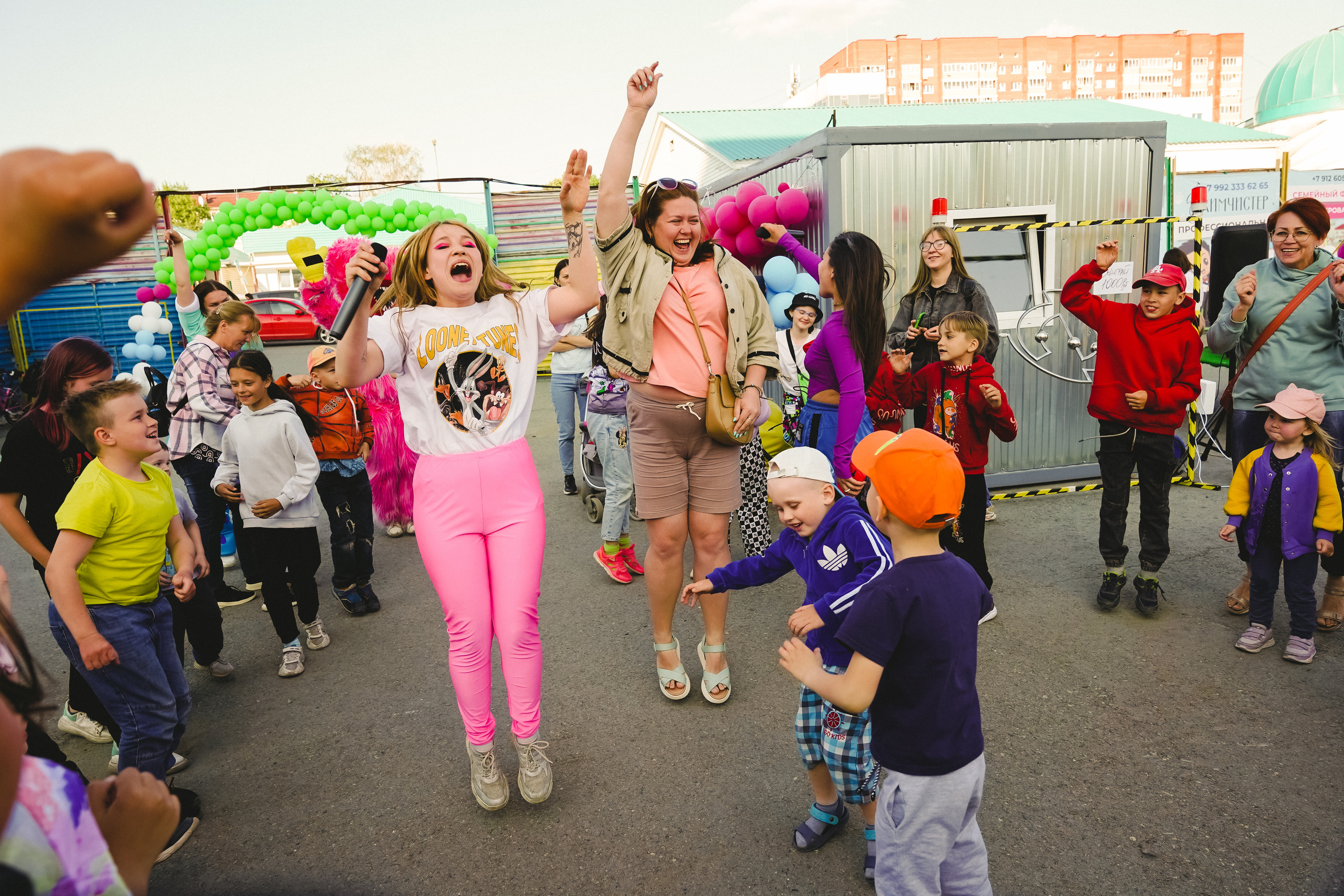 Открытие парка аттракционов «Галактика развлечений». Фотограф в детский сад в Екатеринбурге, выпускные альбомы Юлия Умерова