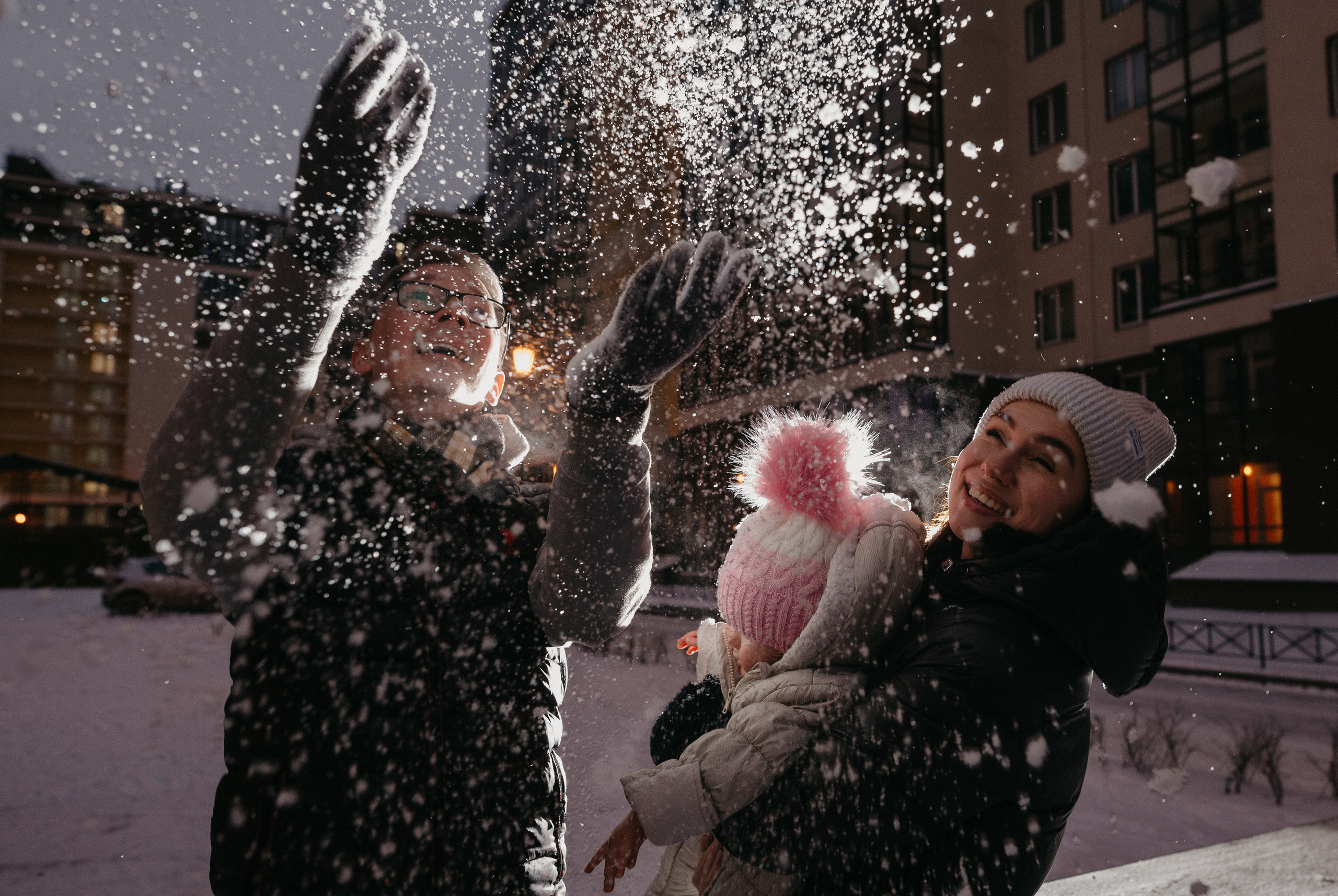 Юля, Леша и Катя. Свадебный фотограф Таня Караисаева