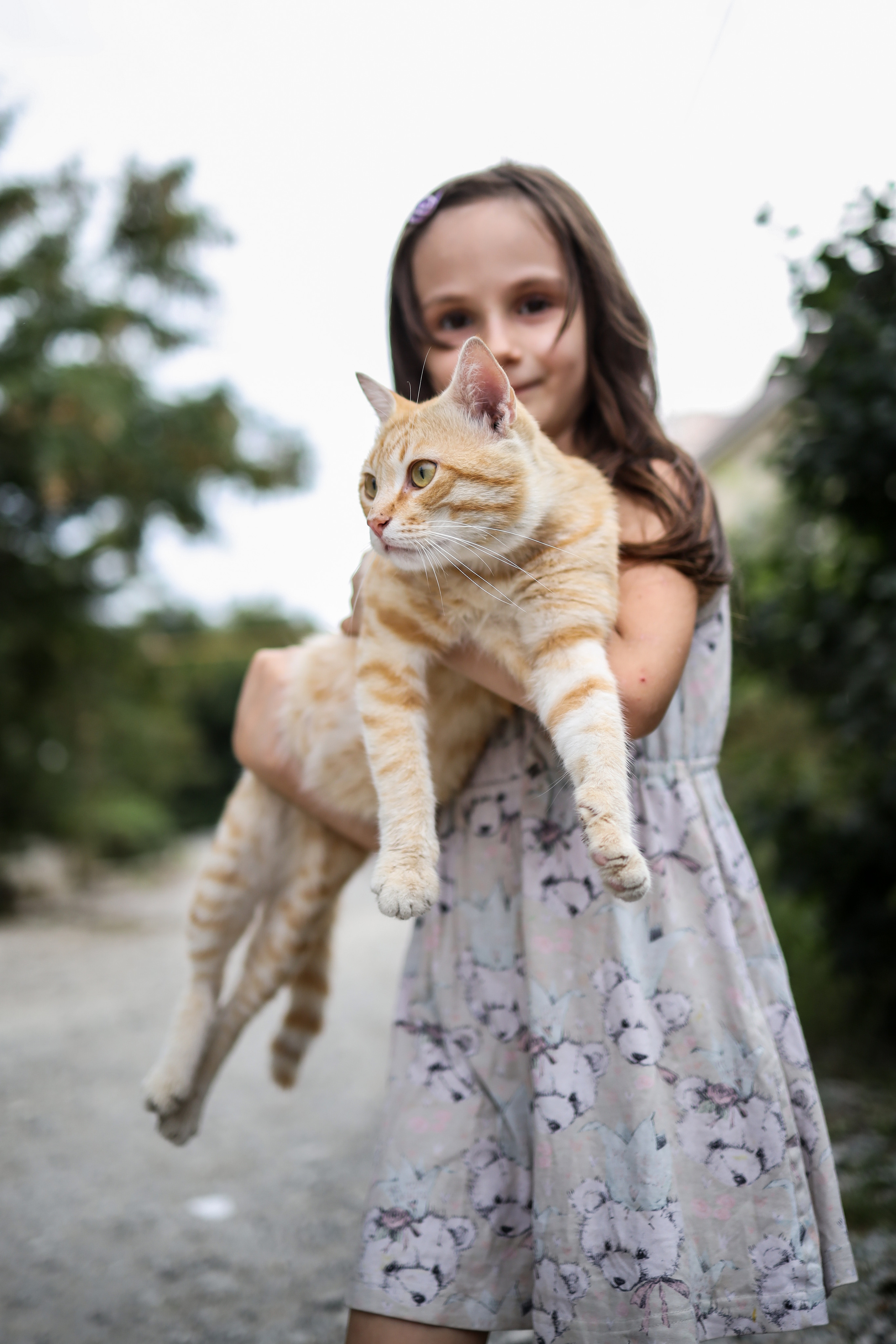 История про Василису и кису. Фотограф Юля Постнова