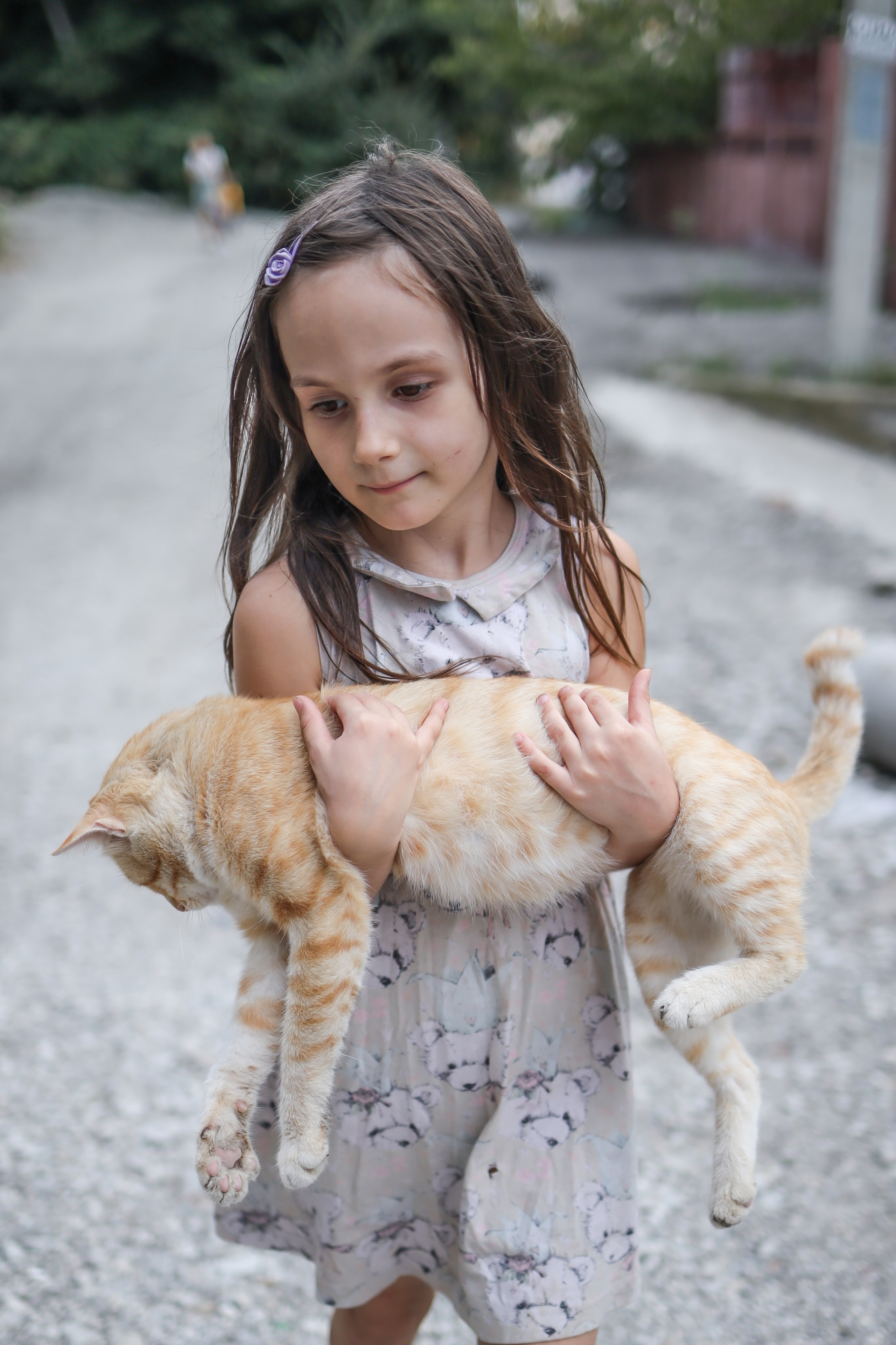 История про Василису и кису. Фотограф Юля Постнова