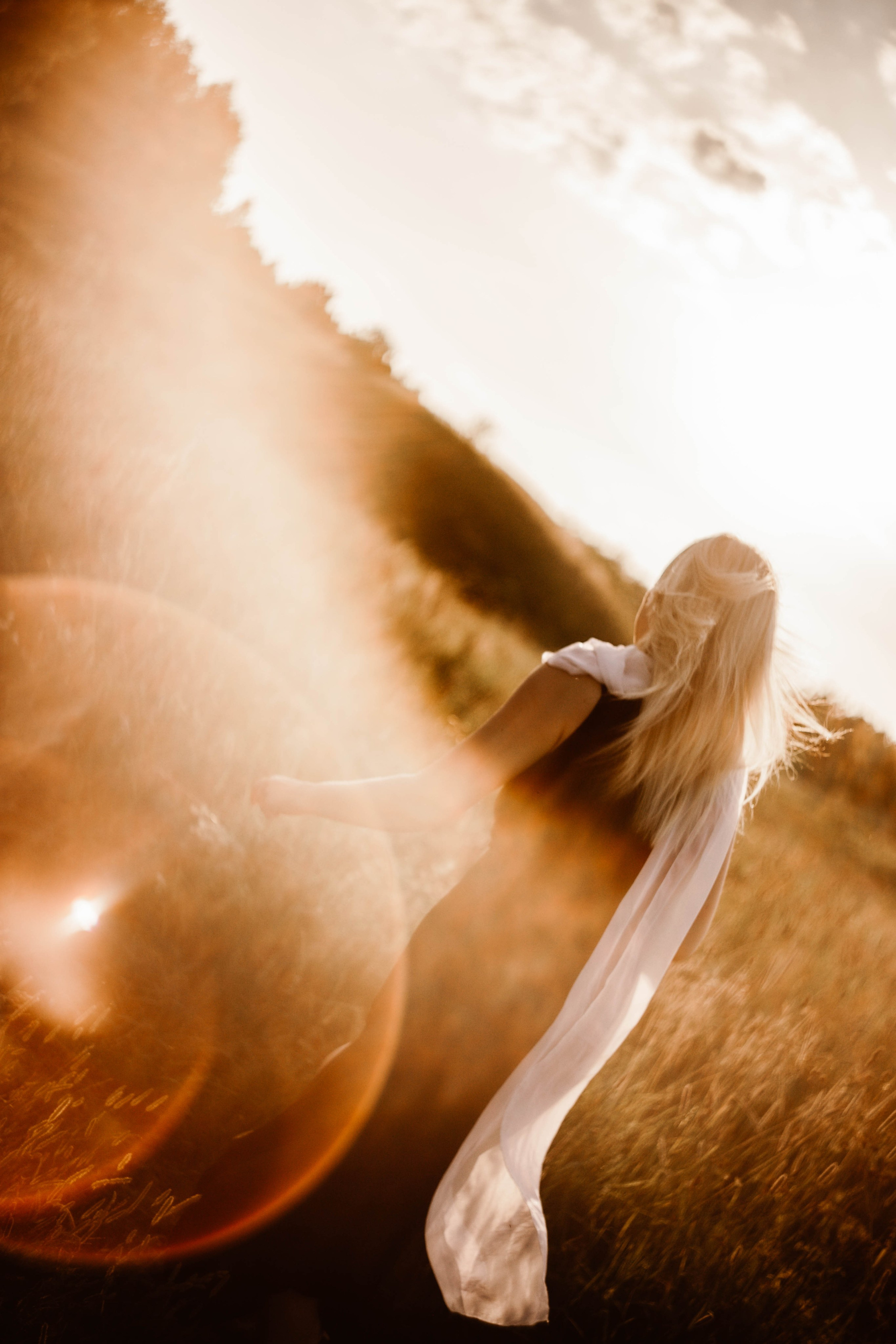 Ирина. Закат. Поле. Фотограф в Нижнем Новгороде