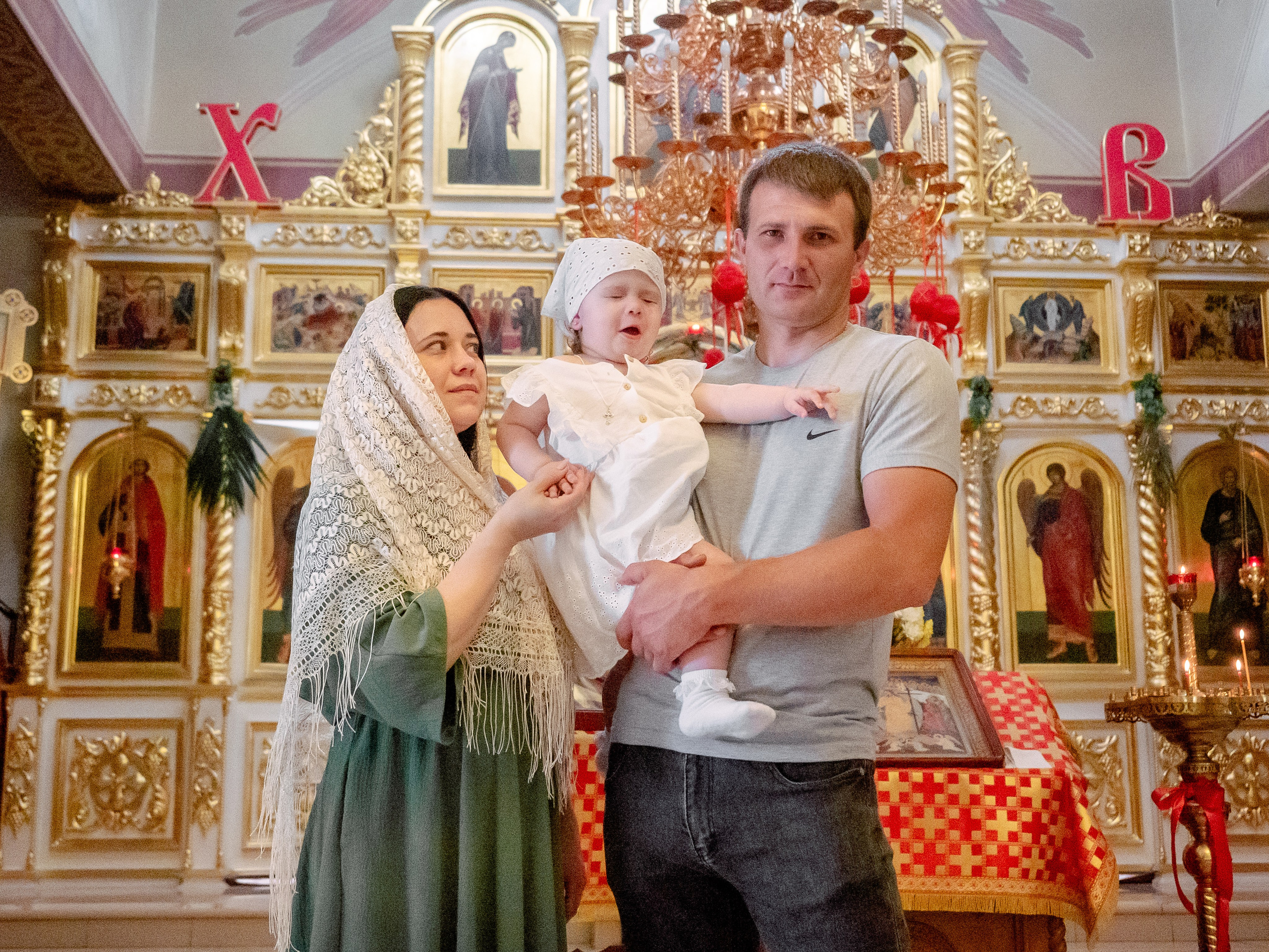 Крещение. Семейный фотограф в Марксе Светлана Шибаршина