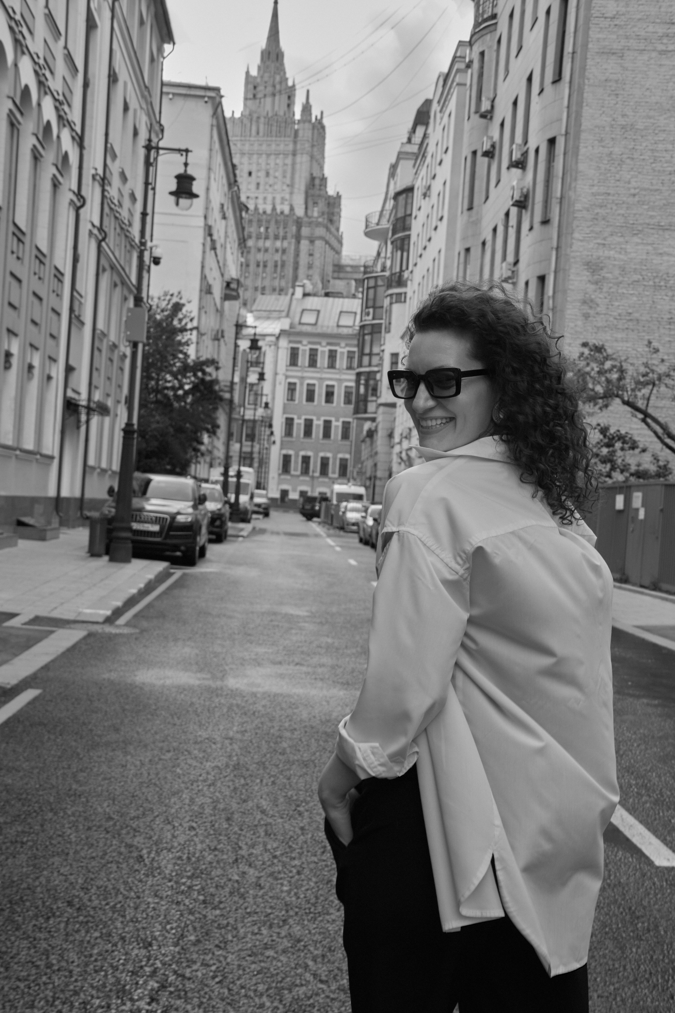Женская фотосессия на улице в Москве | Елена Котова
