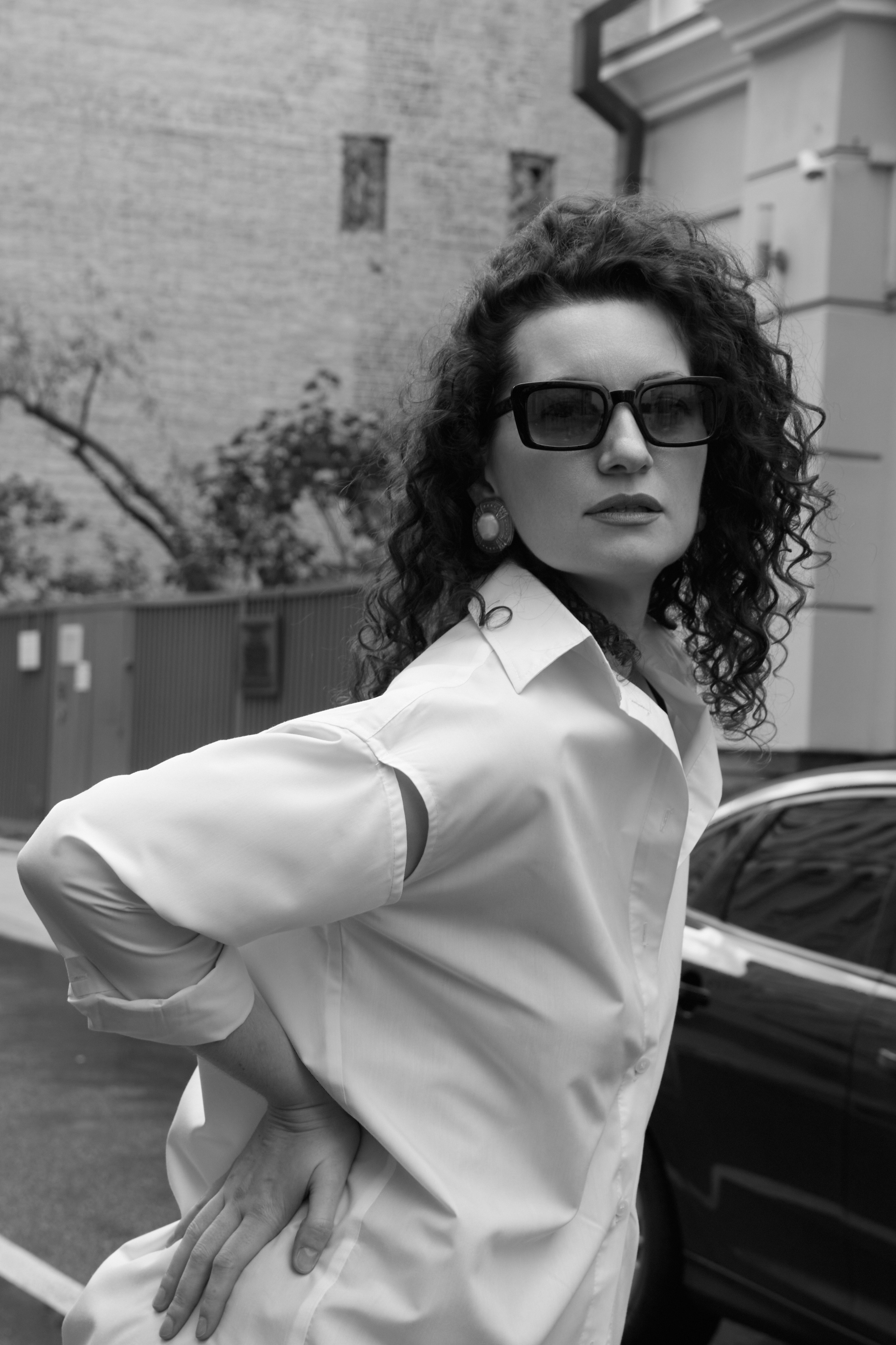 Женская фотосессия на улице в Москве | Елена Котова