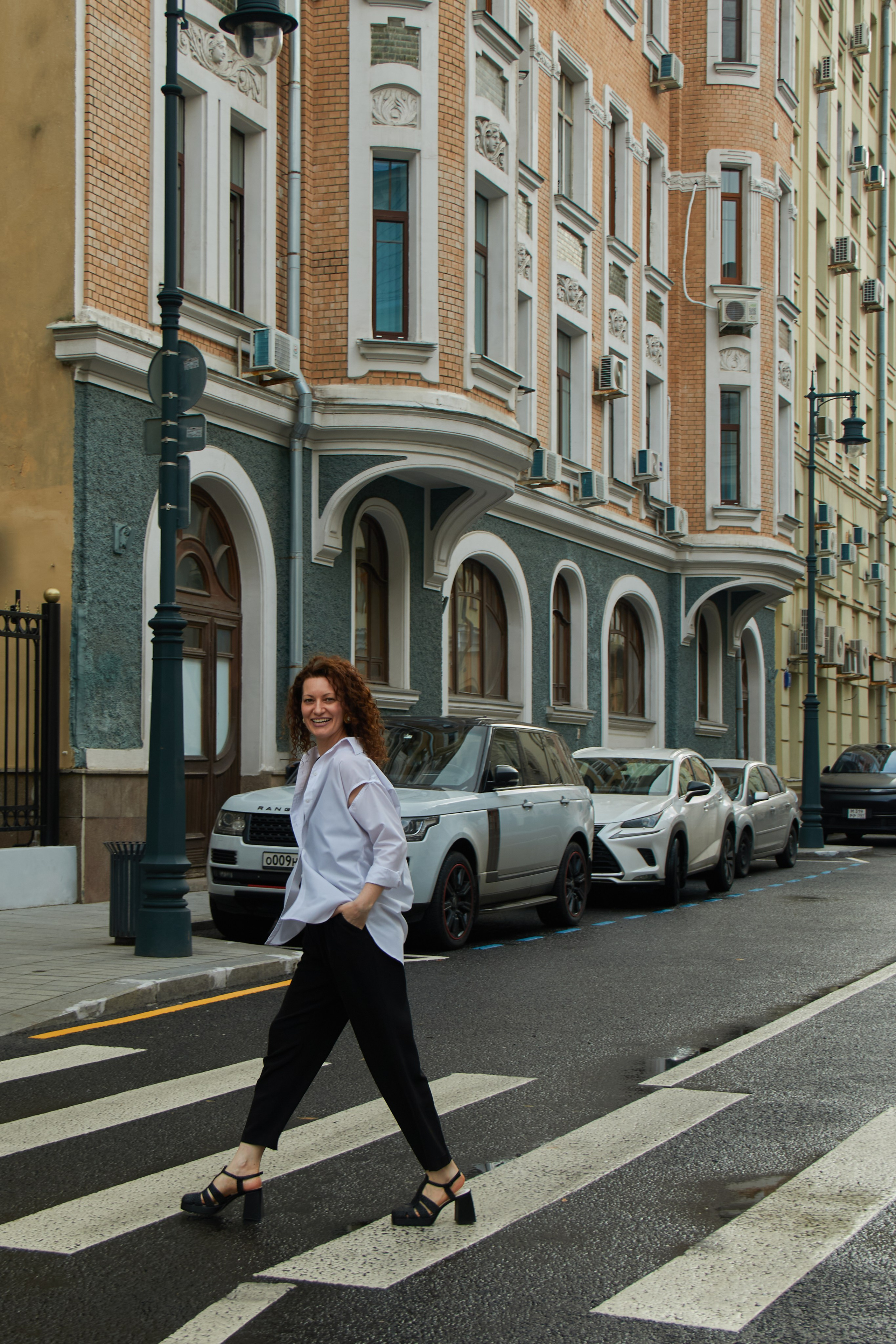 Женская фотосессия на улице в Москве | Елена Котова