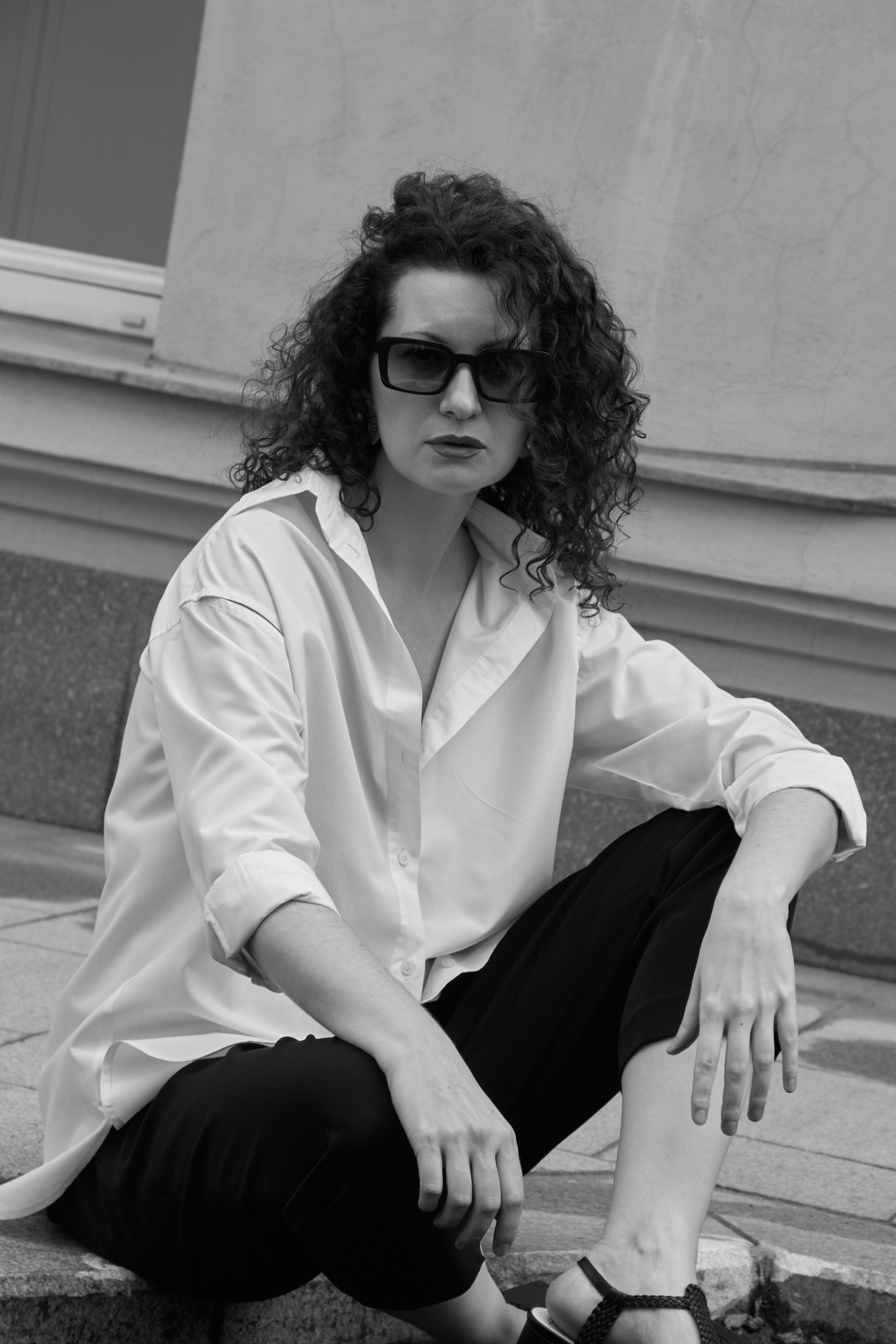 Женская фотосессия на улице в Москве | Елена Котова