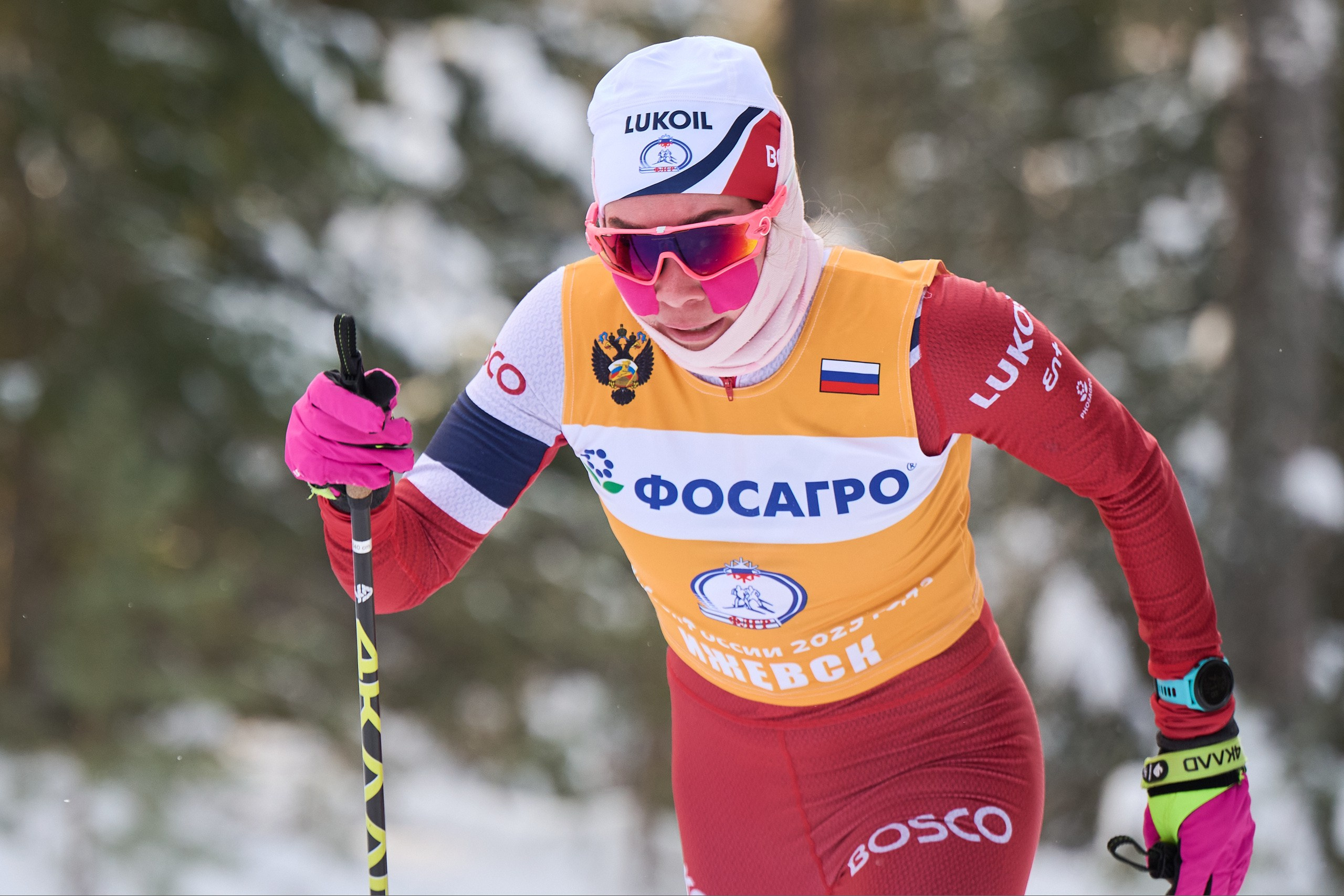 VI этап ФосАгро Кубка России по лыжным гонкам. Ижевск 25.01.2025 и 26.01.2025. Спортивный репортажный фотограф в Ижевске Сергей Мерзляков