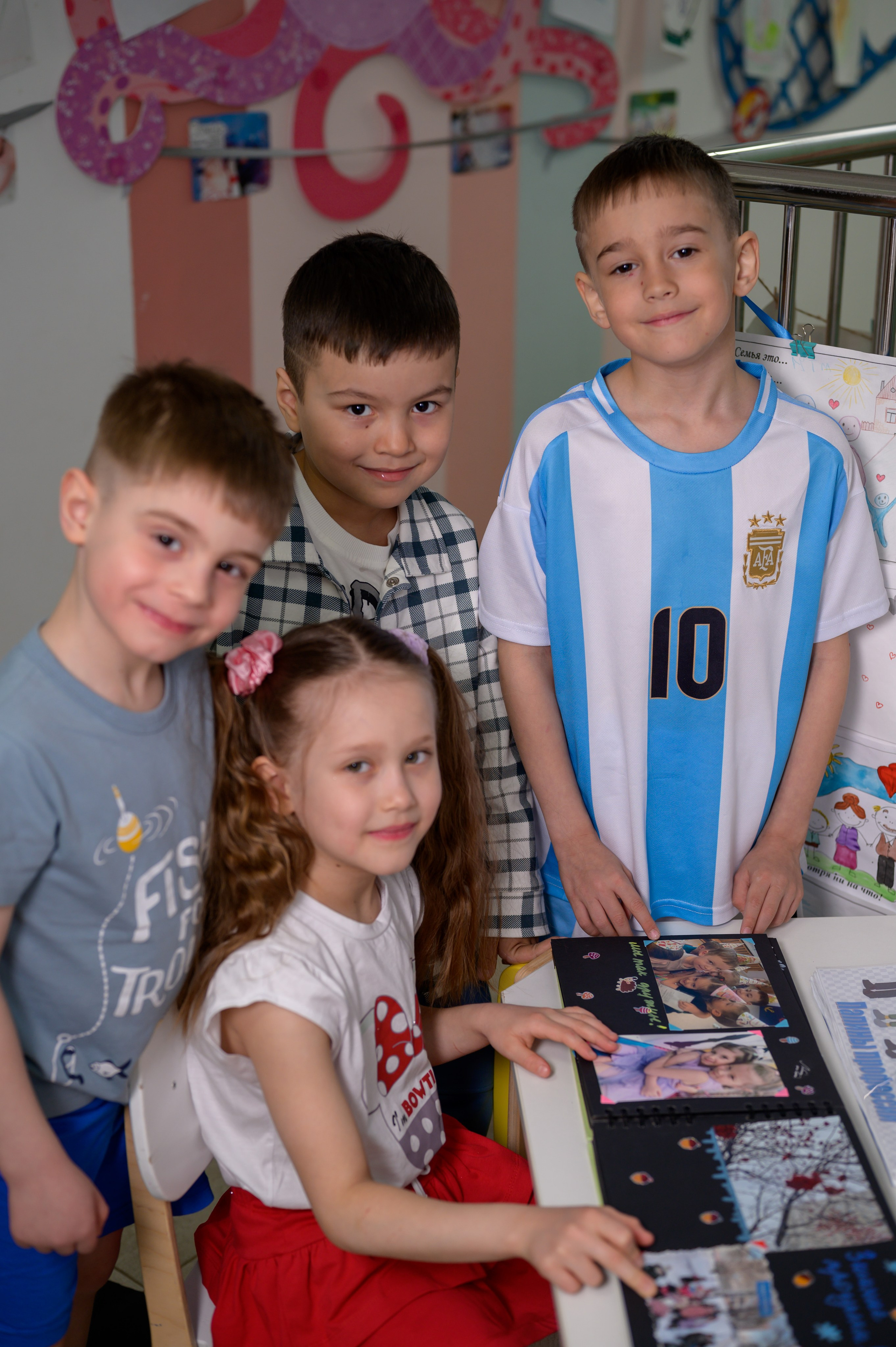 Д/с№ 3к3 группа «Фантазёры» (индивидуальный дизайн) + рисунки детей. Фотограф новорожденных, семейный детский в Тюмени Татьяна Морозова