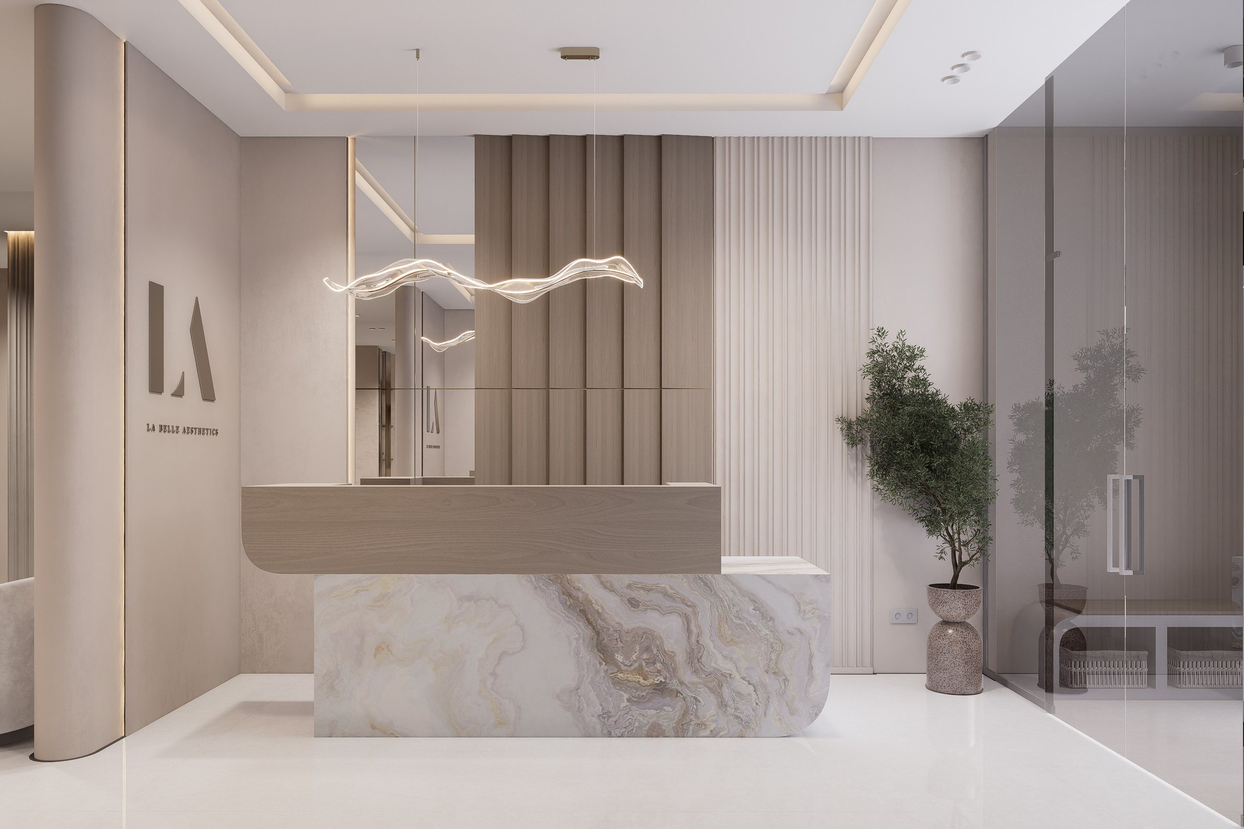 LA BELLE AESTHETICS WEB. Архитектурно-дизайнерское бюро ROOMS