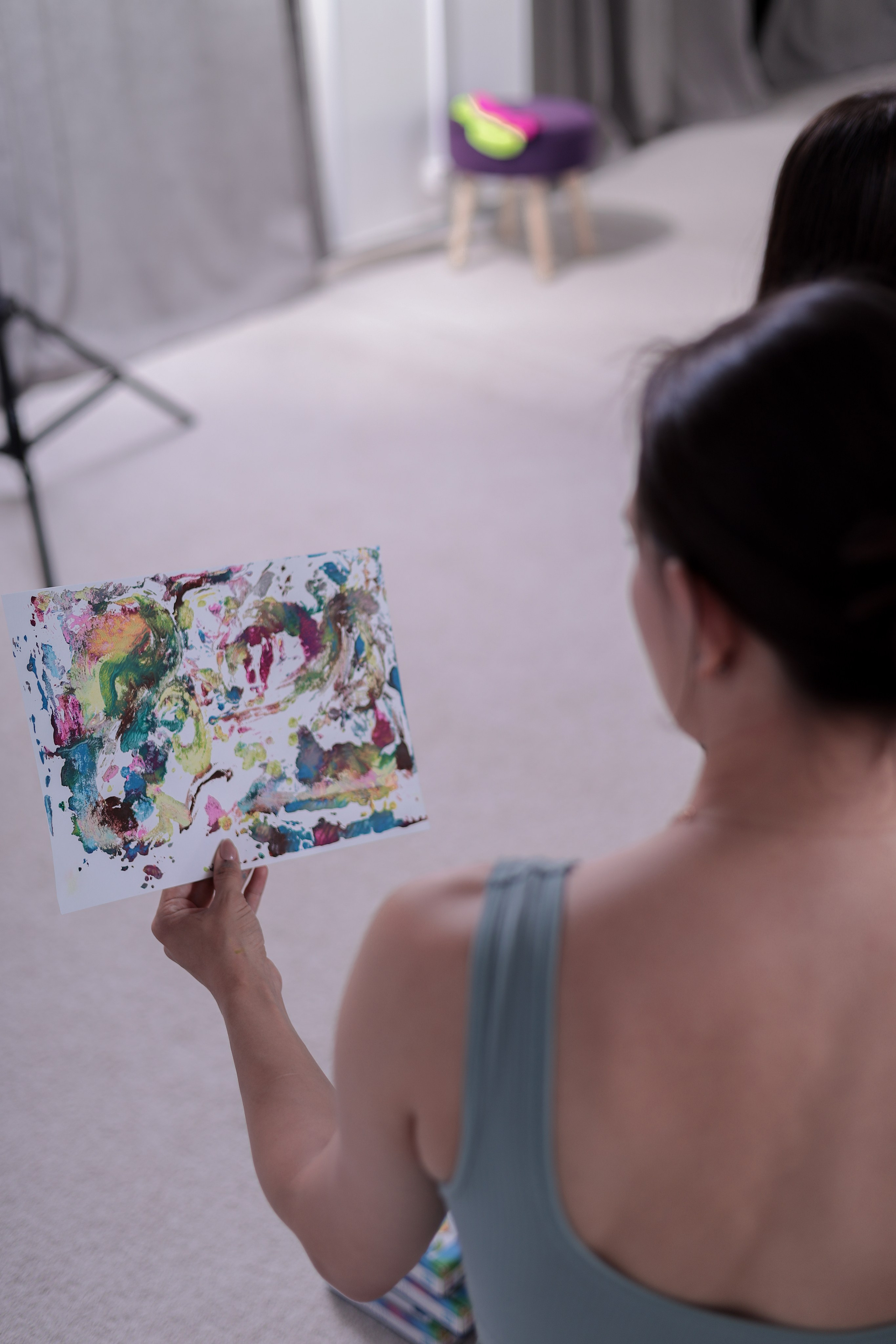 Арт-терапия + аэройога. Фотограф Надршина Лилия