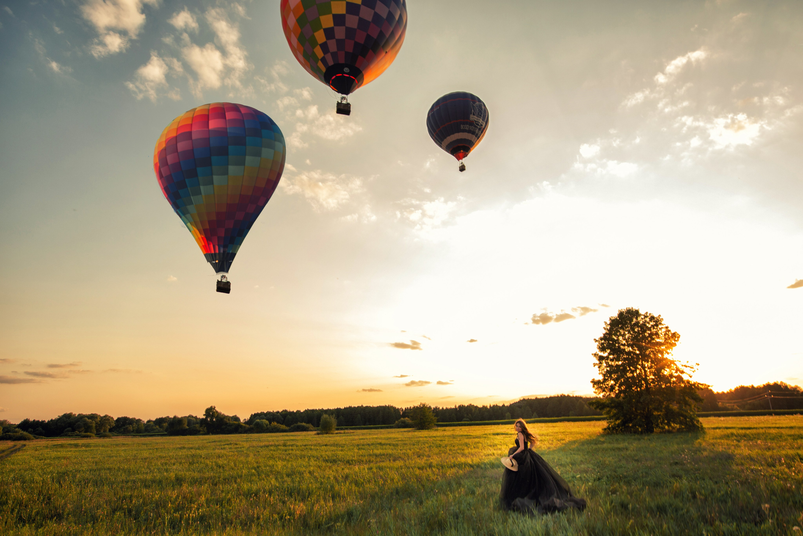 Фотосессия на природе (Воздушный Шар) фотограф Ольга Волкова. Свадебный, Семейный и Детский фотограф в Воронеже Ольга Волкова
