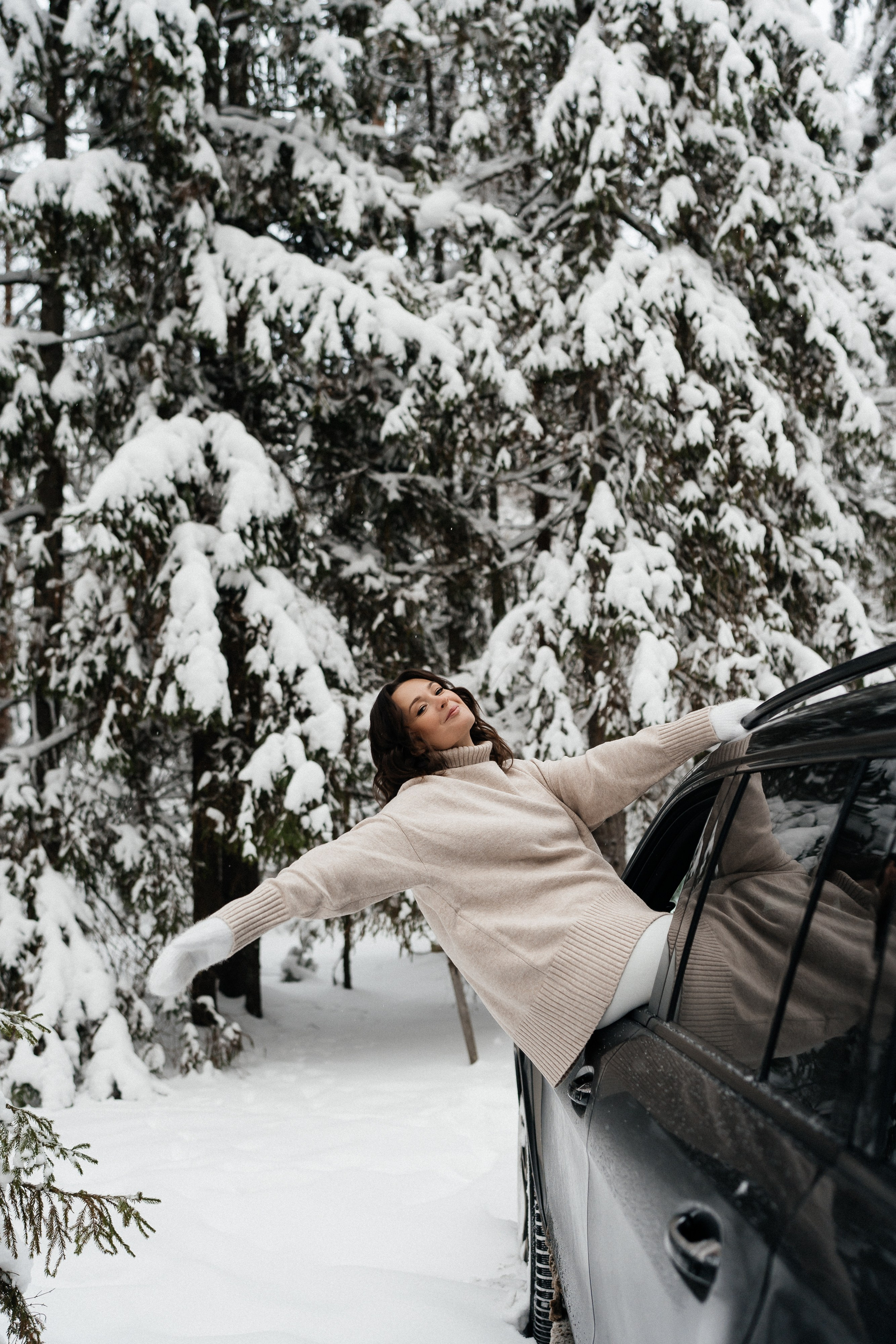 Катя в Линдуловской роще. Семейный фотограф в Санкт-Петербурге Виталия Белова