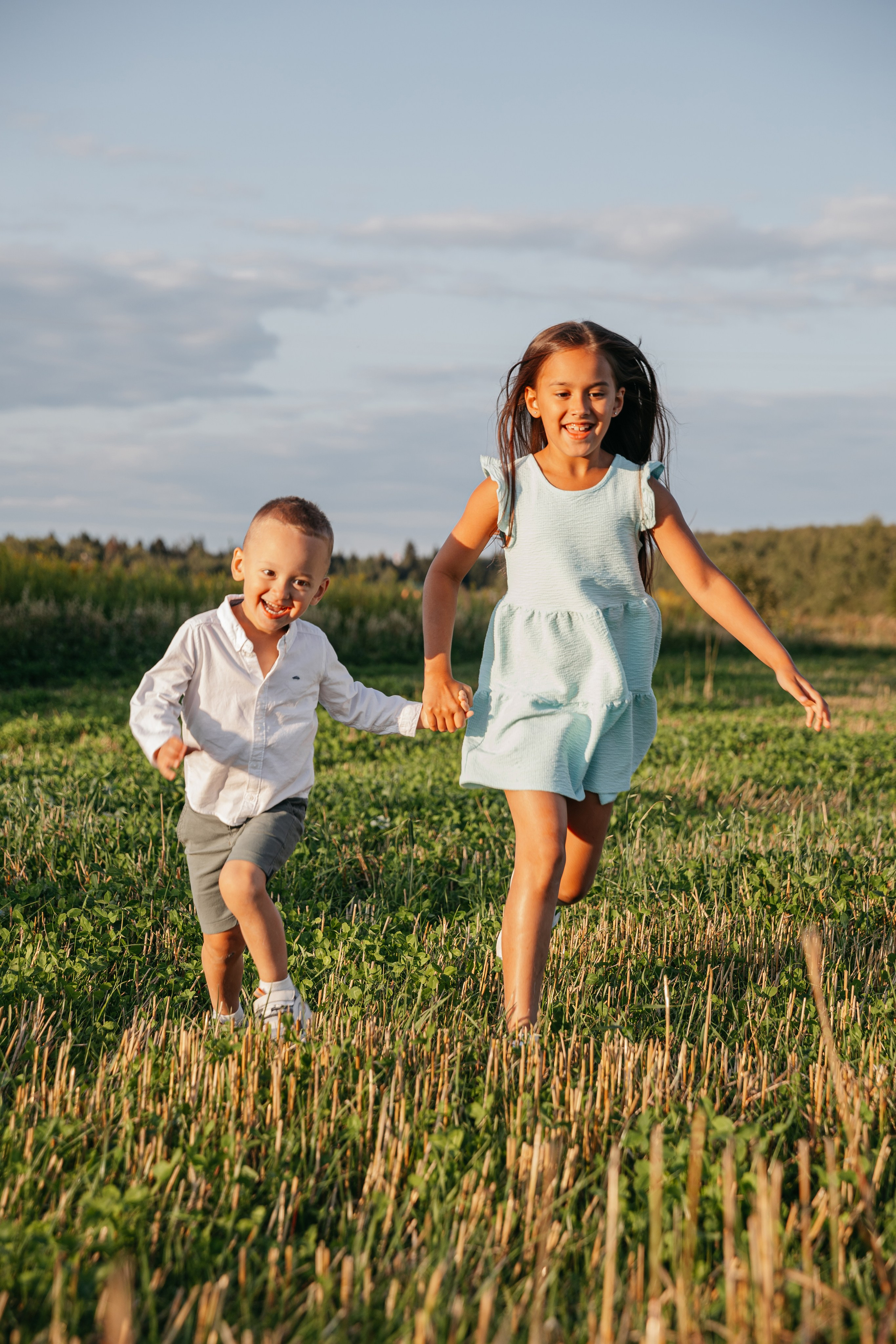 Семейная закатная съемка. Фотограф в Твери Лагодная Яна