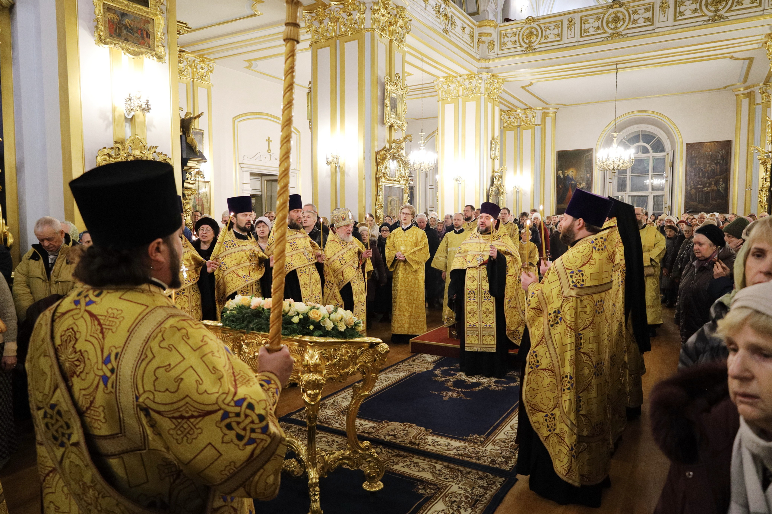 СЛУЖЕНИЕ В КАНУН ДНЯ ПАМЯТИ СВЯТИТЕЛЯ НИКОЛАЯ ЧУДОТВОРЦА. НИКОЛО-БОГОЯВЛЕНСКИЙ МОРСКОЙ СОБОР