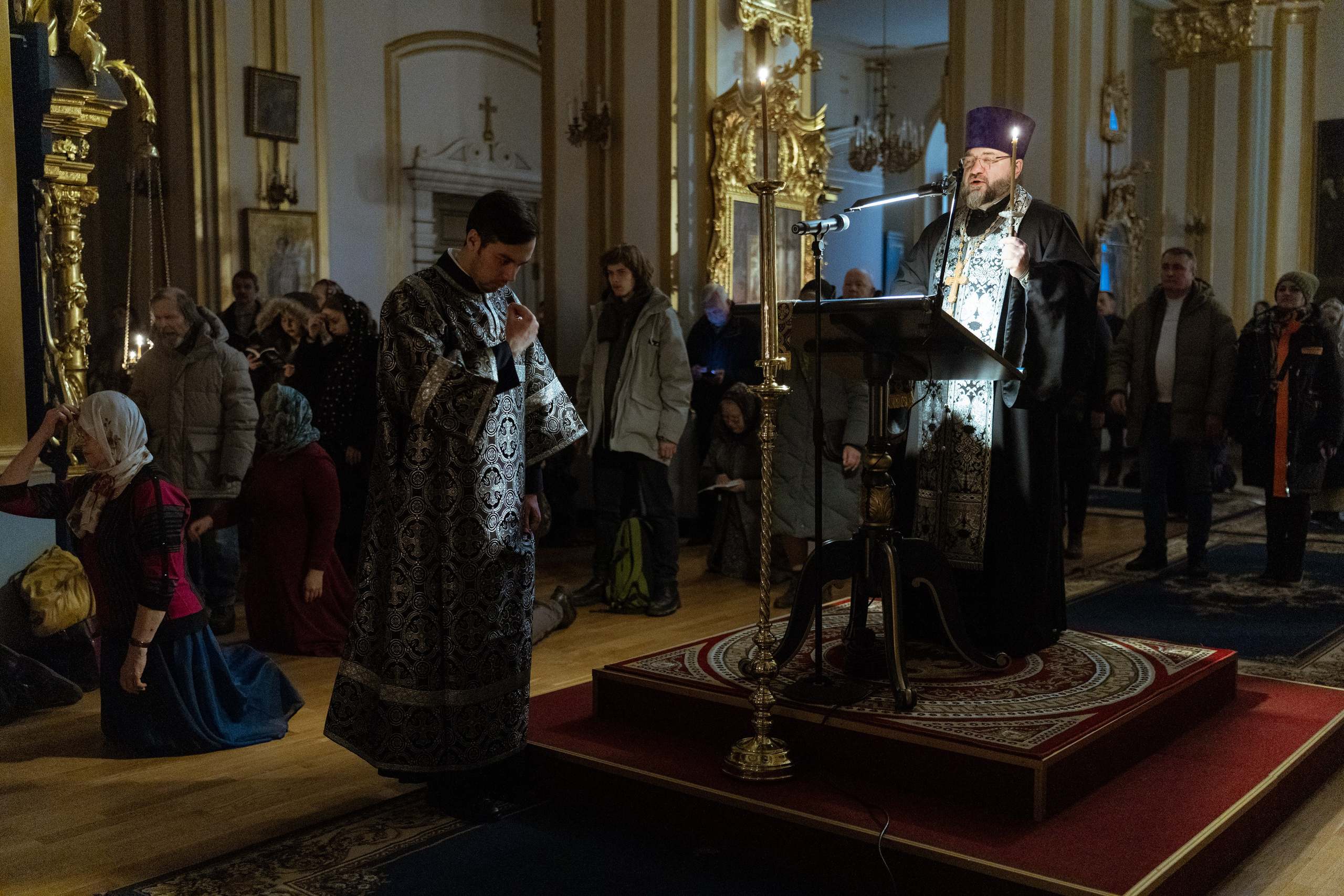 Великое повечерие с чтением Великого покаянного канона преп. Андрея Критского. НИКОЛО-БОГОЯВЛЕНСКИЙ МОРСКОЙ СОБОР