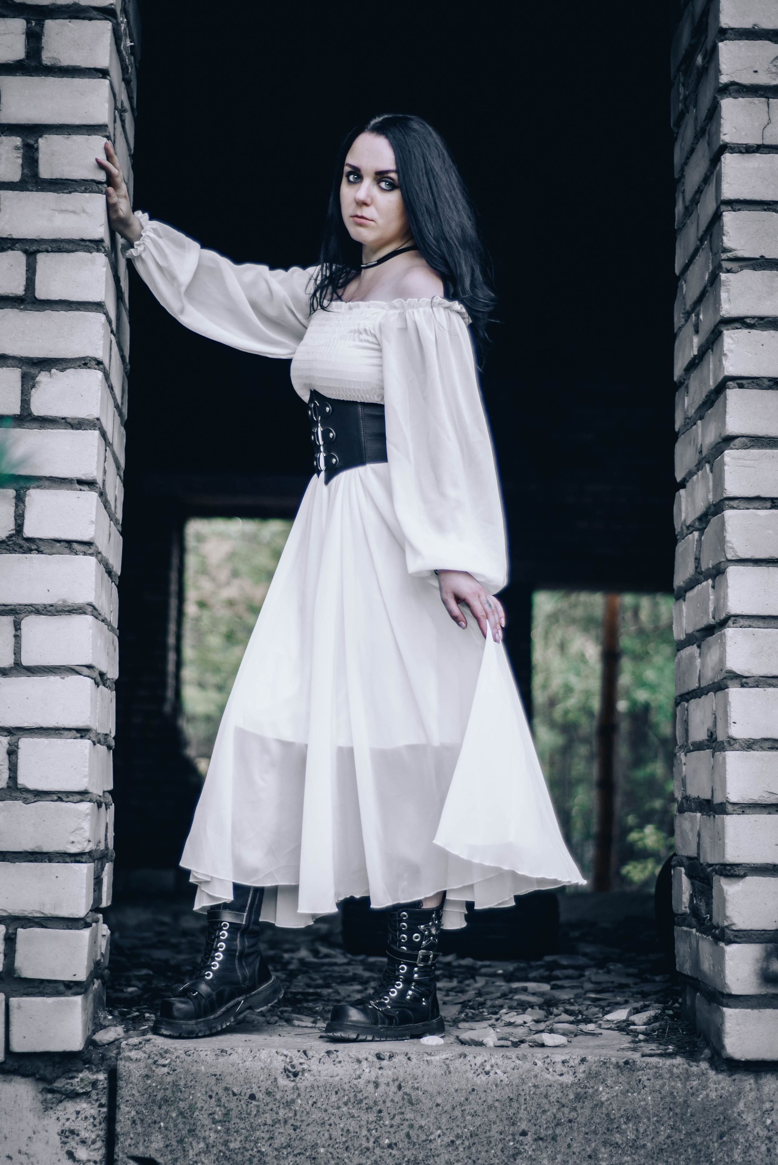 Готичная фотосессия для Ксюши. Мотофотограф в Нижнем Новгороде Динара Зуйкова